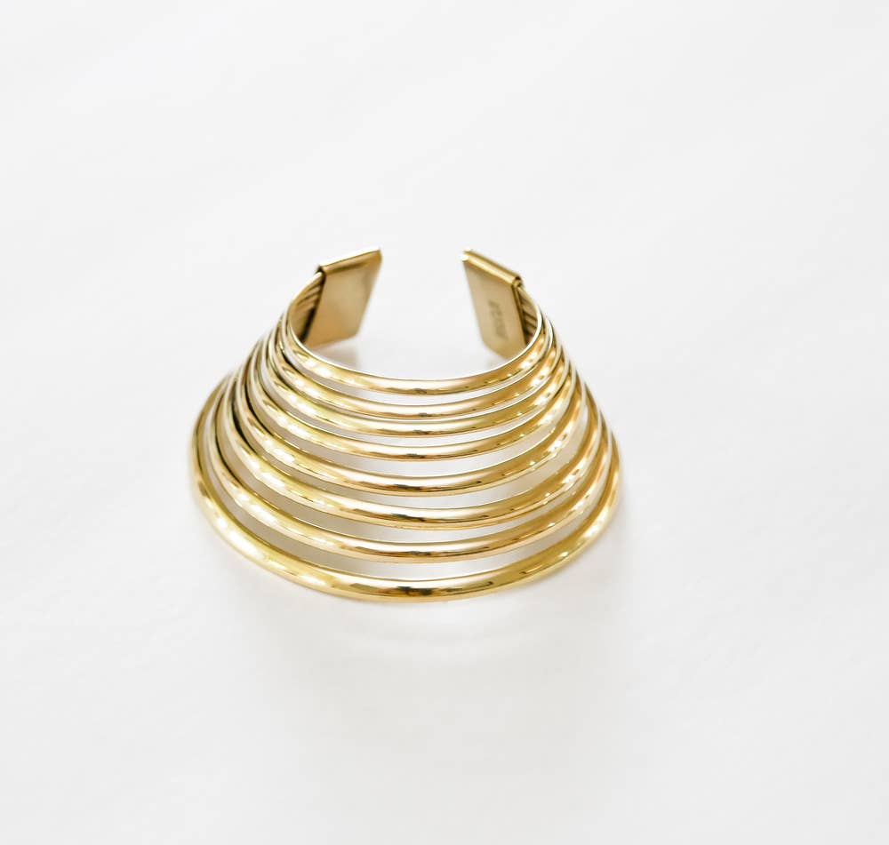 Brass Cleo Cuff bracelet