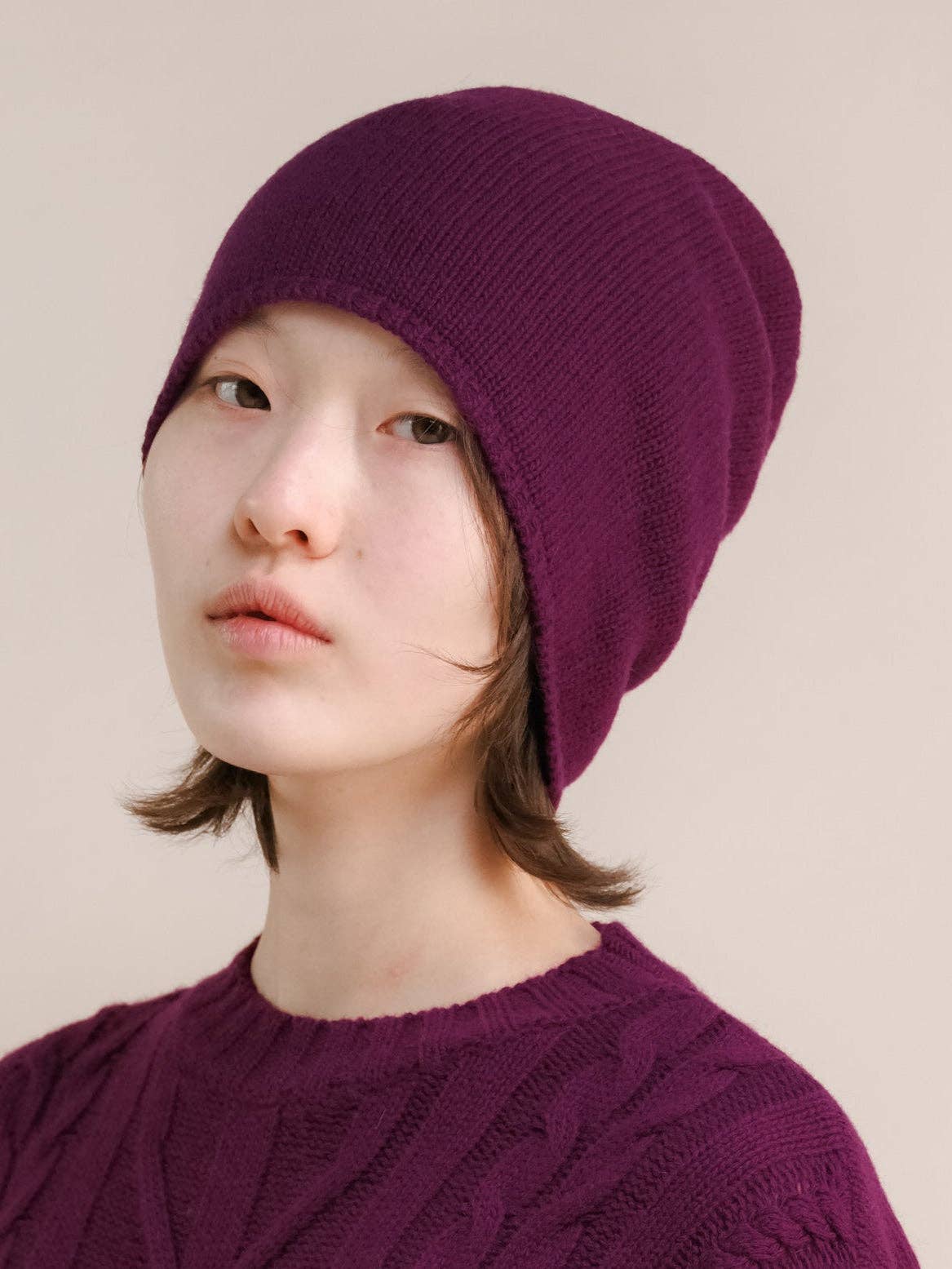 Cashmere Mix Beanie