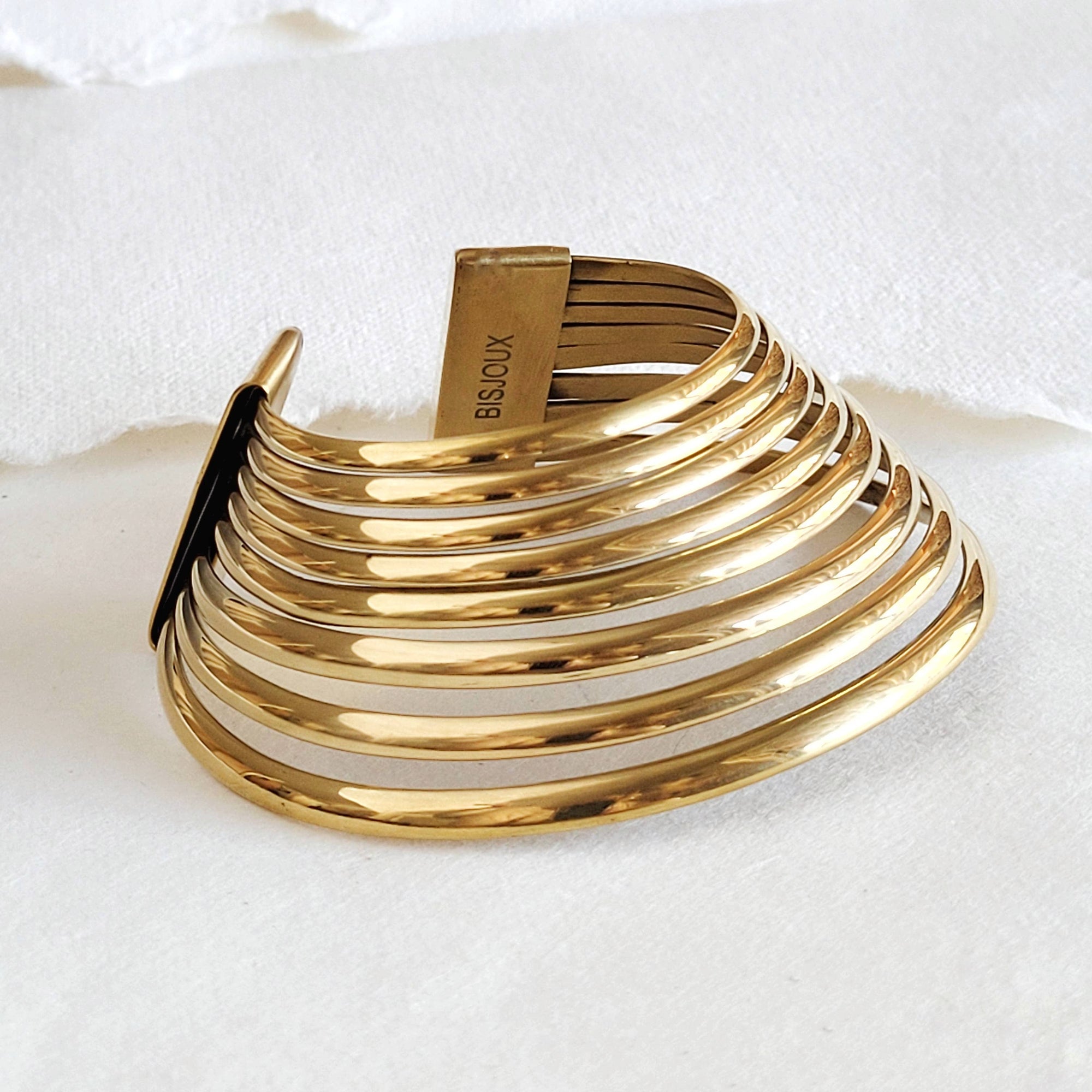 Brass Cleo Cuff bracelet
