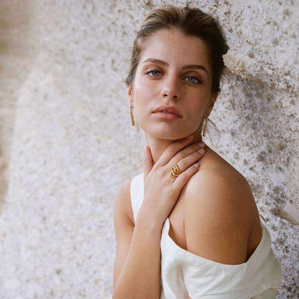 Thétis Earrings | Jewelry Gold Gift Waterproof