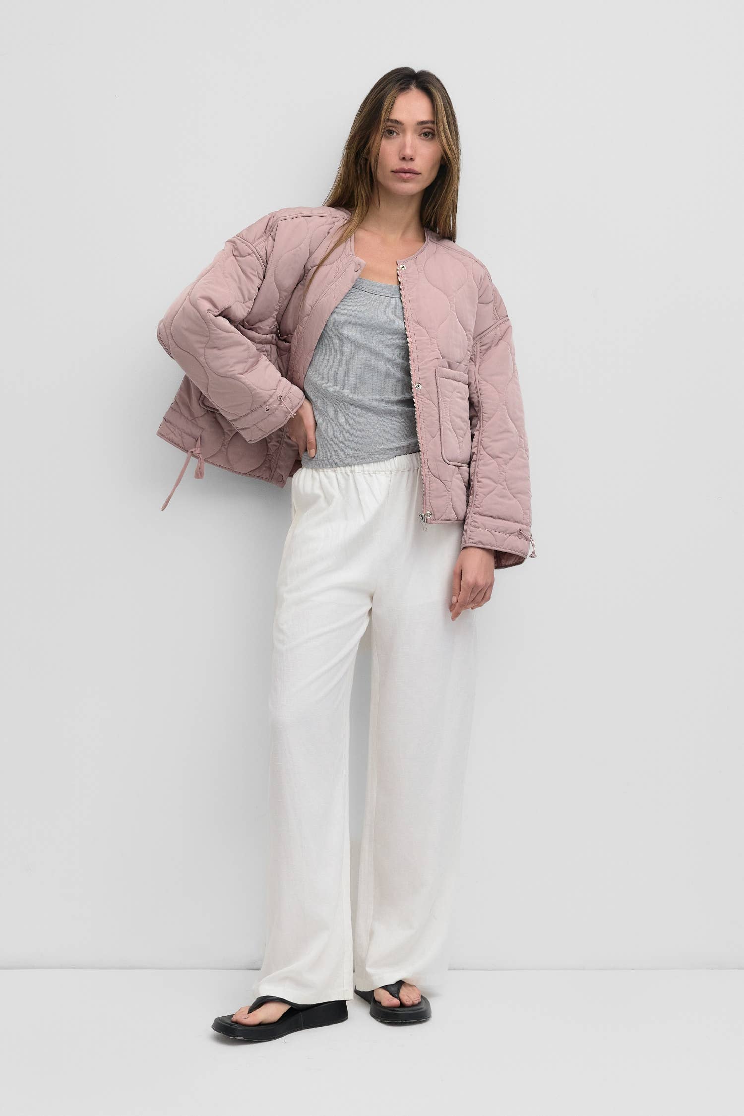The Kara Jacket | Quilted Zip Jacket