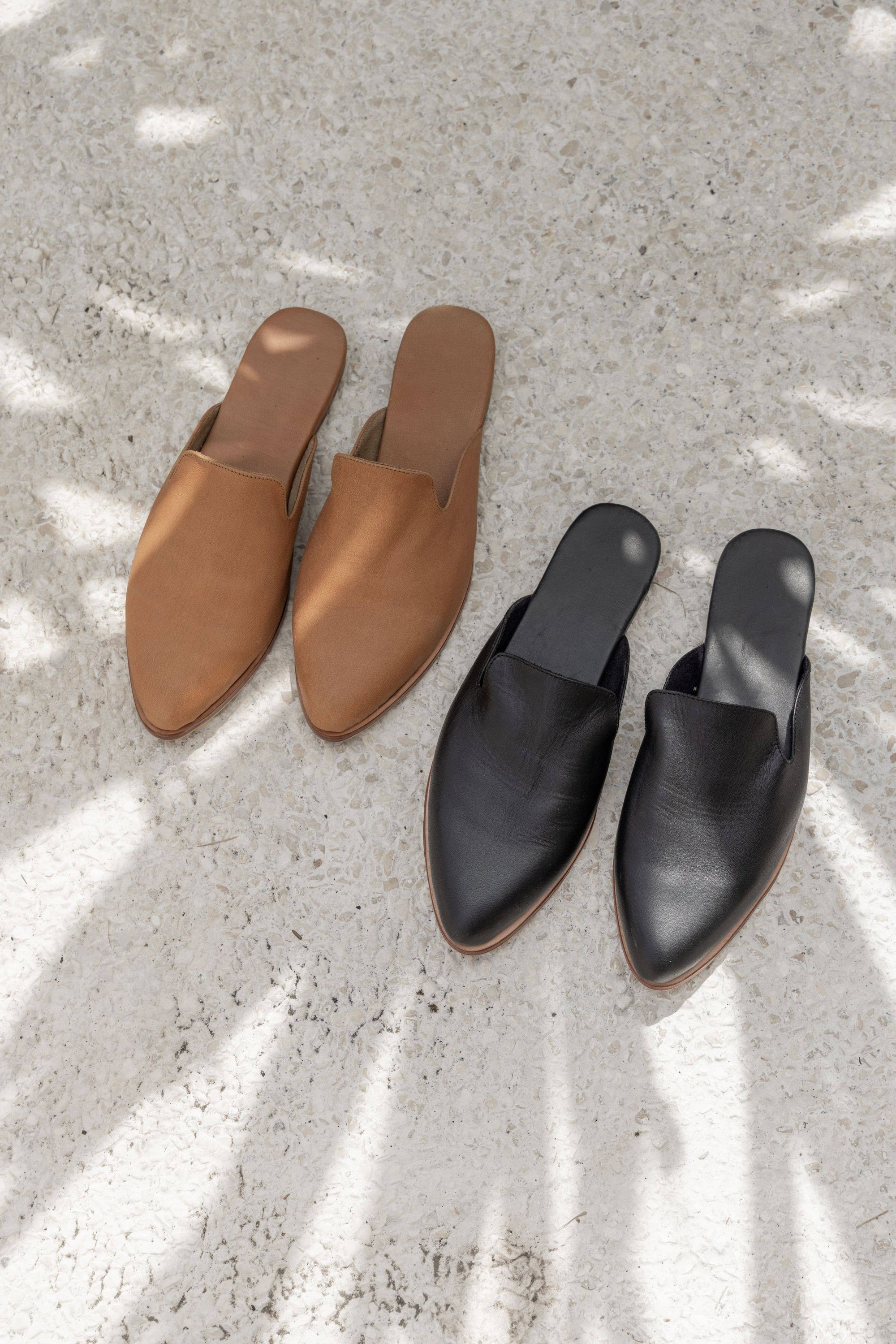 Mira Leather Mule