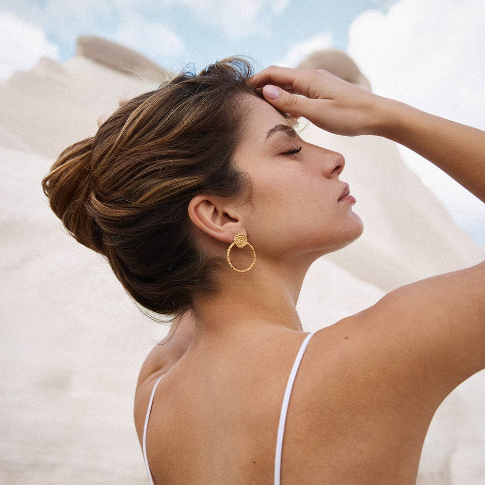 Zeti Earrings | Jewelry Gold Gift Waterproof