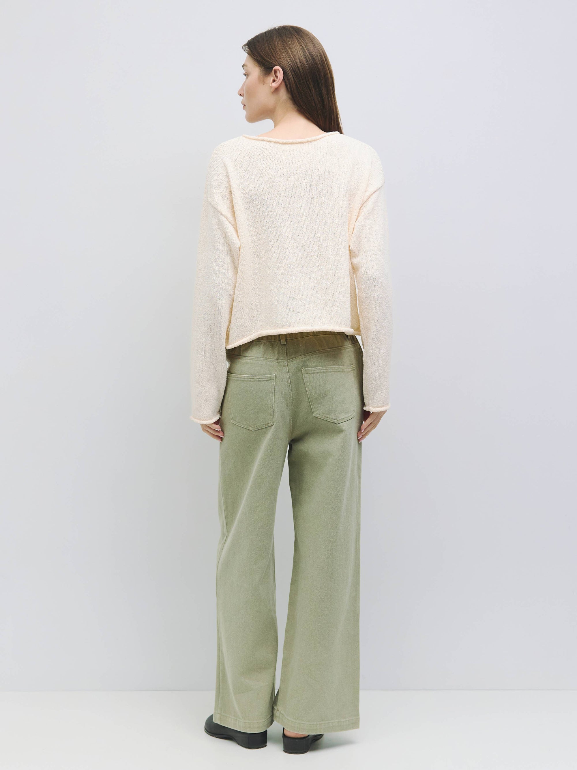 The Ashwin Sweater | Raw Hem Knit Sweater