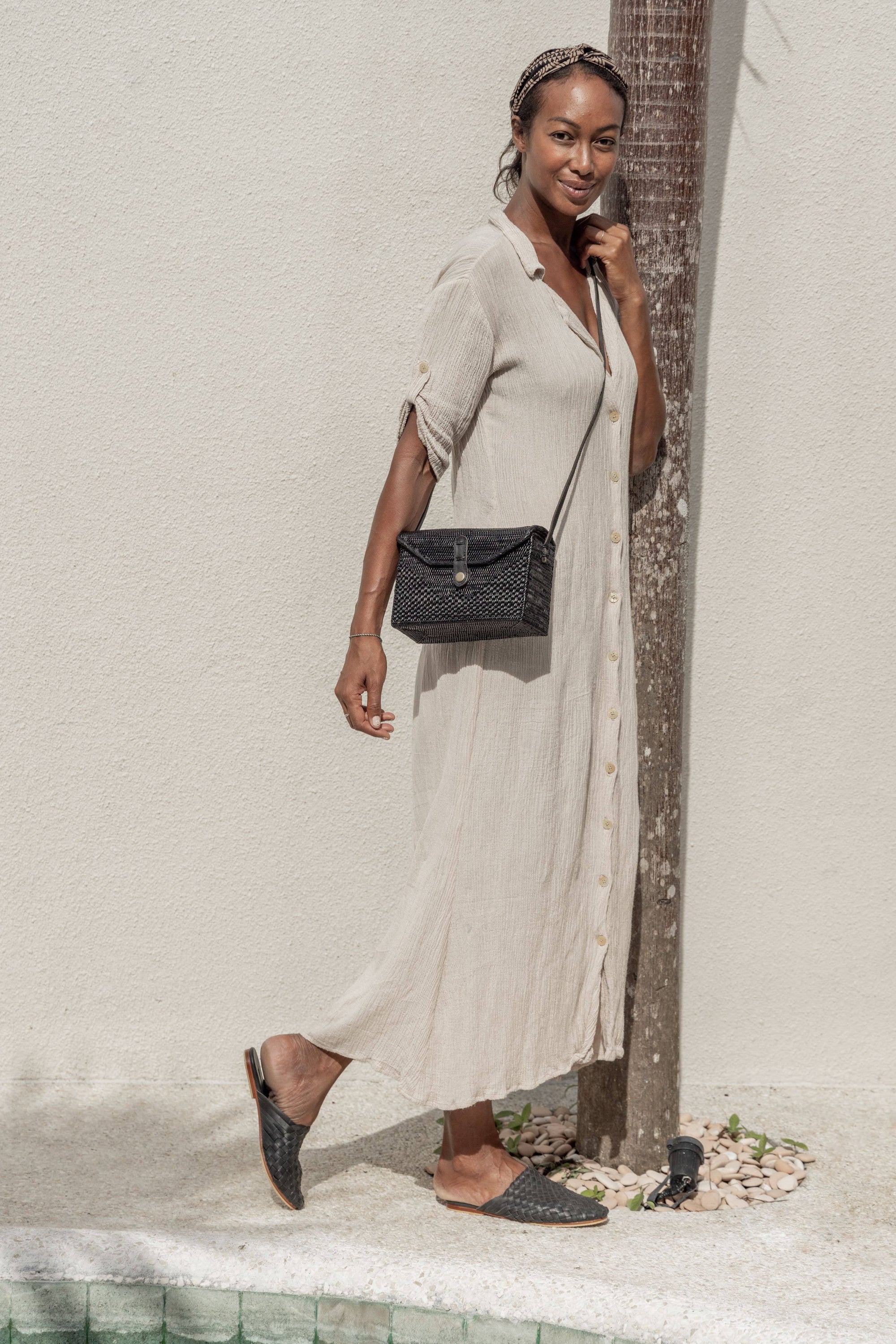 Palma Leather Mule