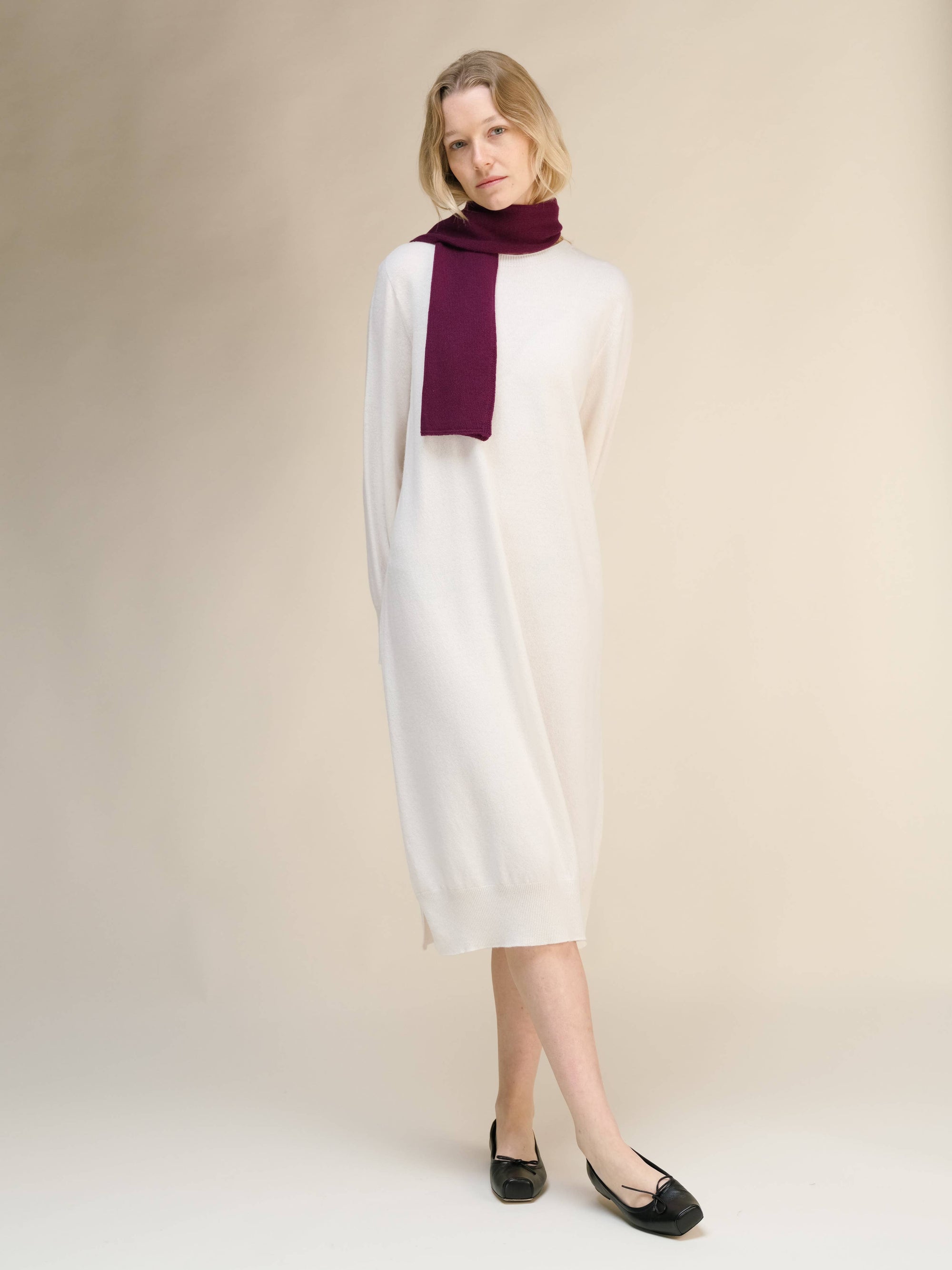 Cashmere Mix Jabot