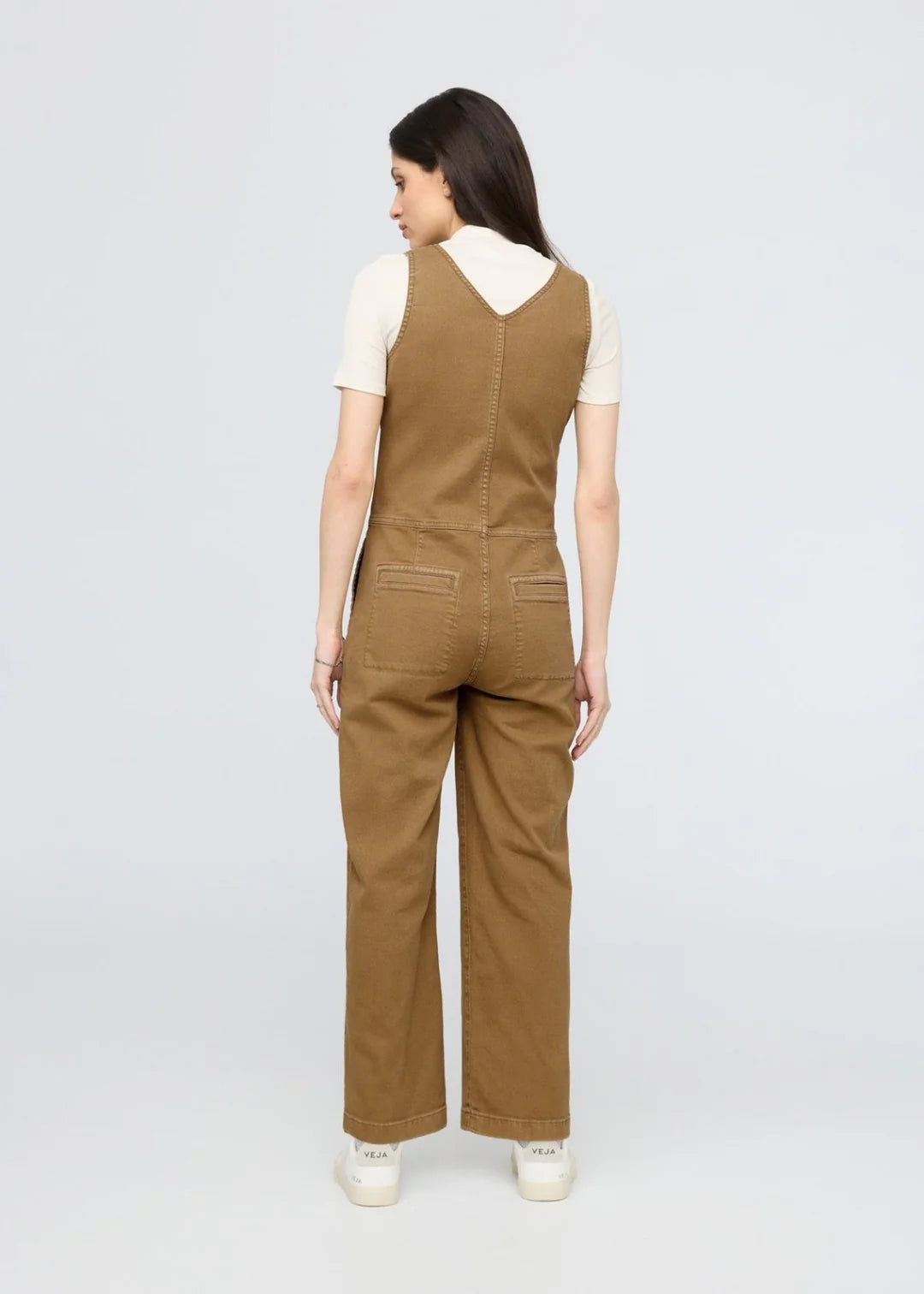Duer LuxTwill Jumpsuit - Camel