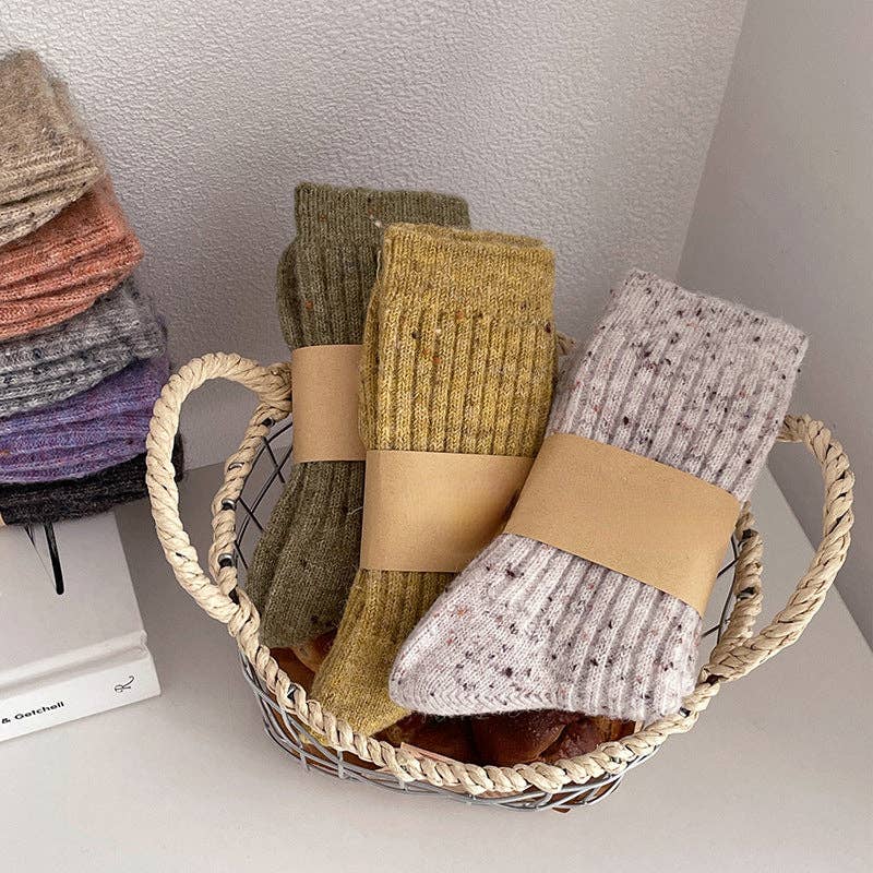 4 pack Warm Wool-Blend Socks