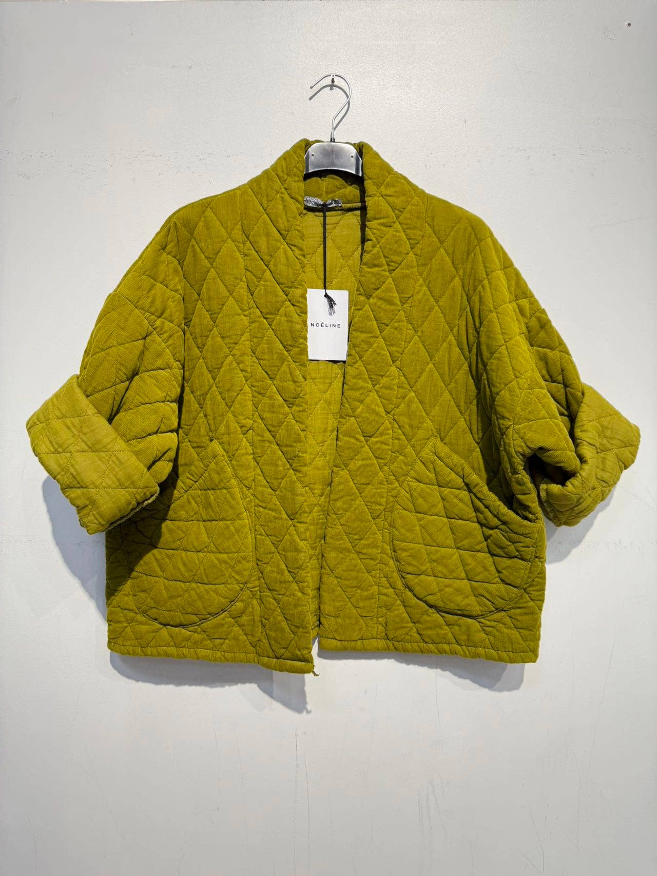 velvet quilted jacket