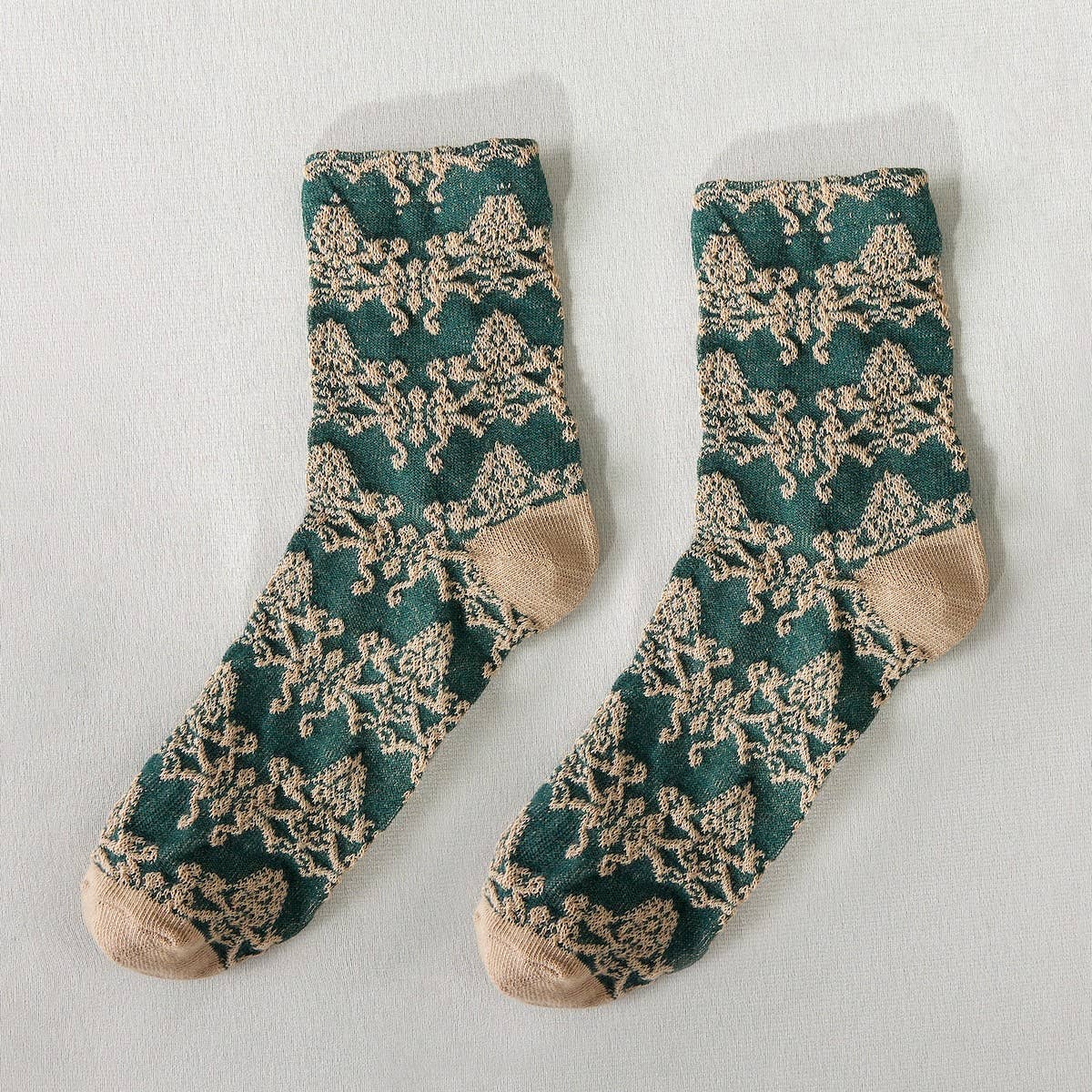 Rufia - Retro Embossed Women's Socks