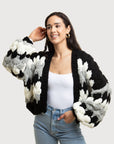 Chunky Knit Cardigan Cropped