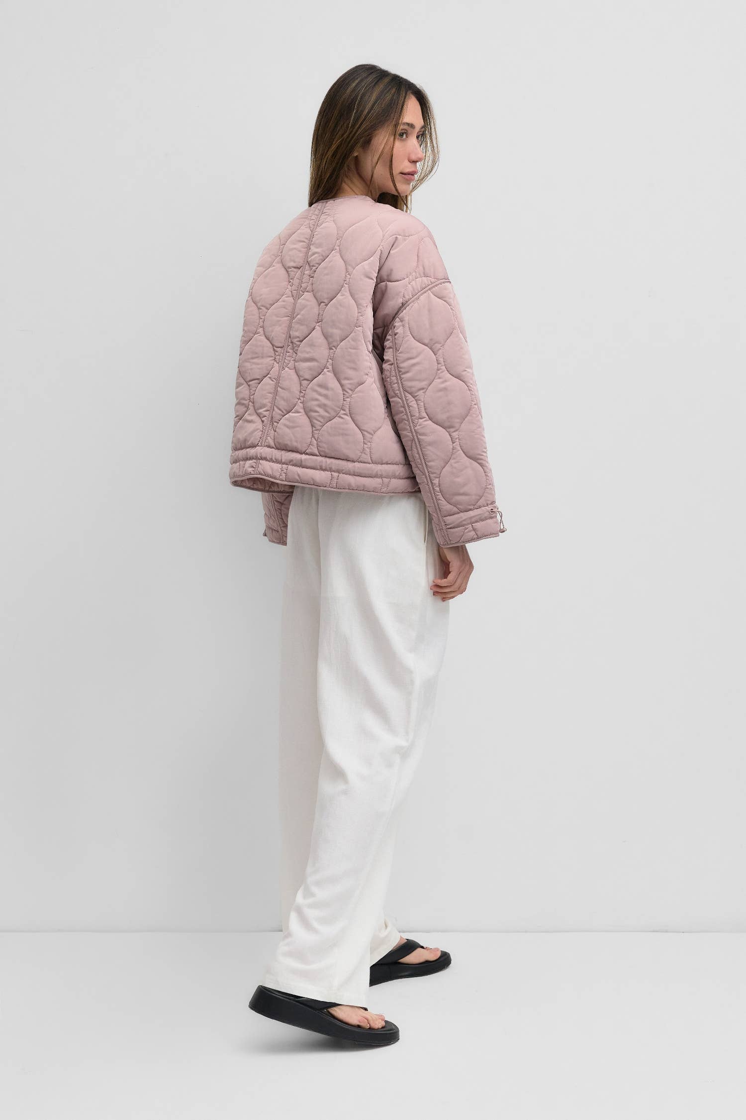 The Kara Jacket | Quilted Zip Jacket