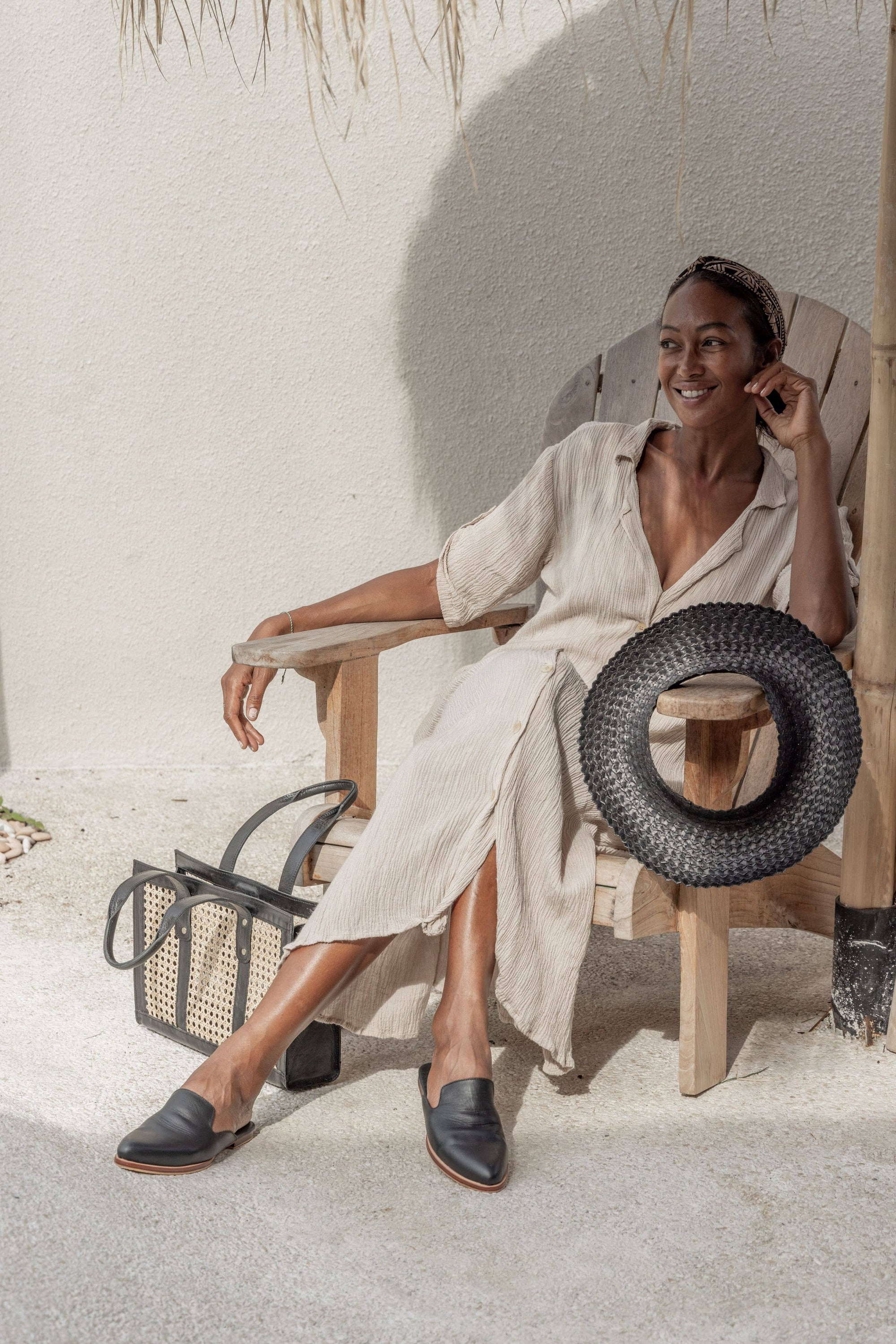 Mira Leather Mule