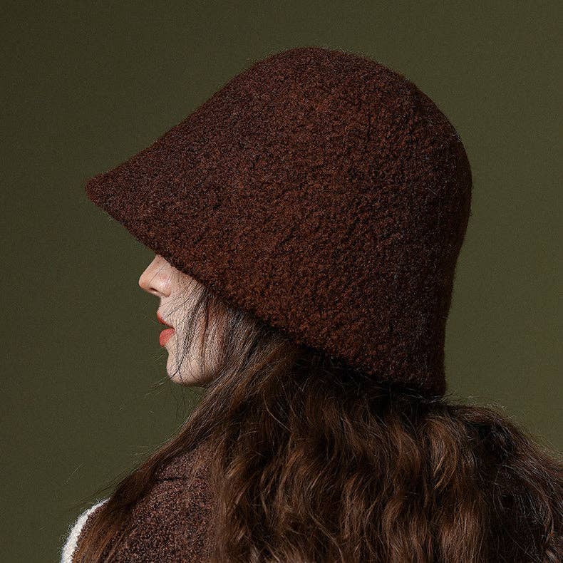 Haila - Elegant Wool-Blend Bucket Hat for Fall and Winter