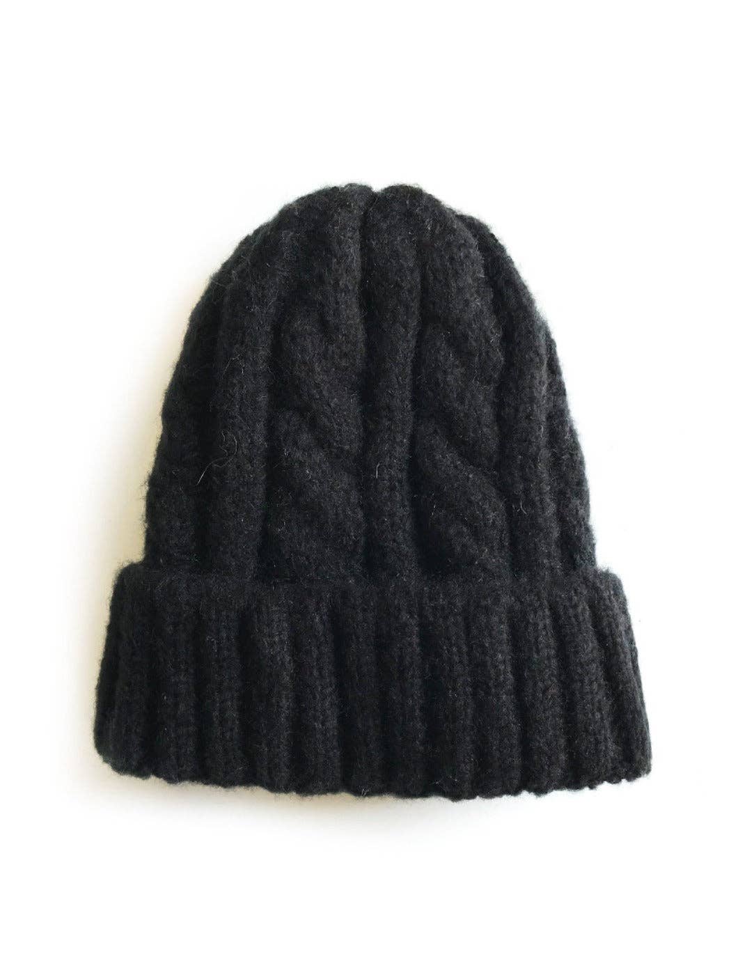 Classic Cable Knitted Beanie unisex