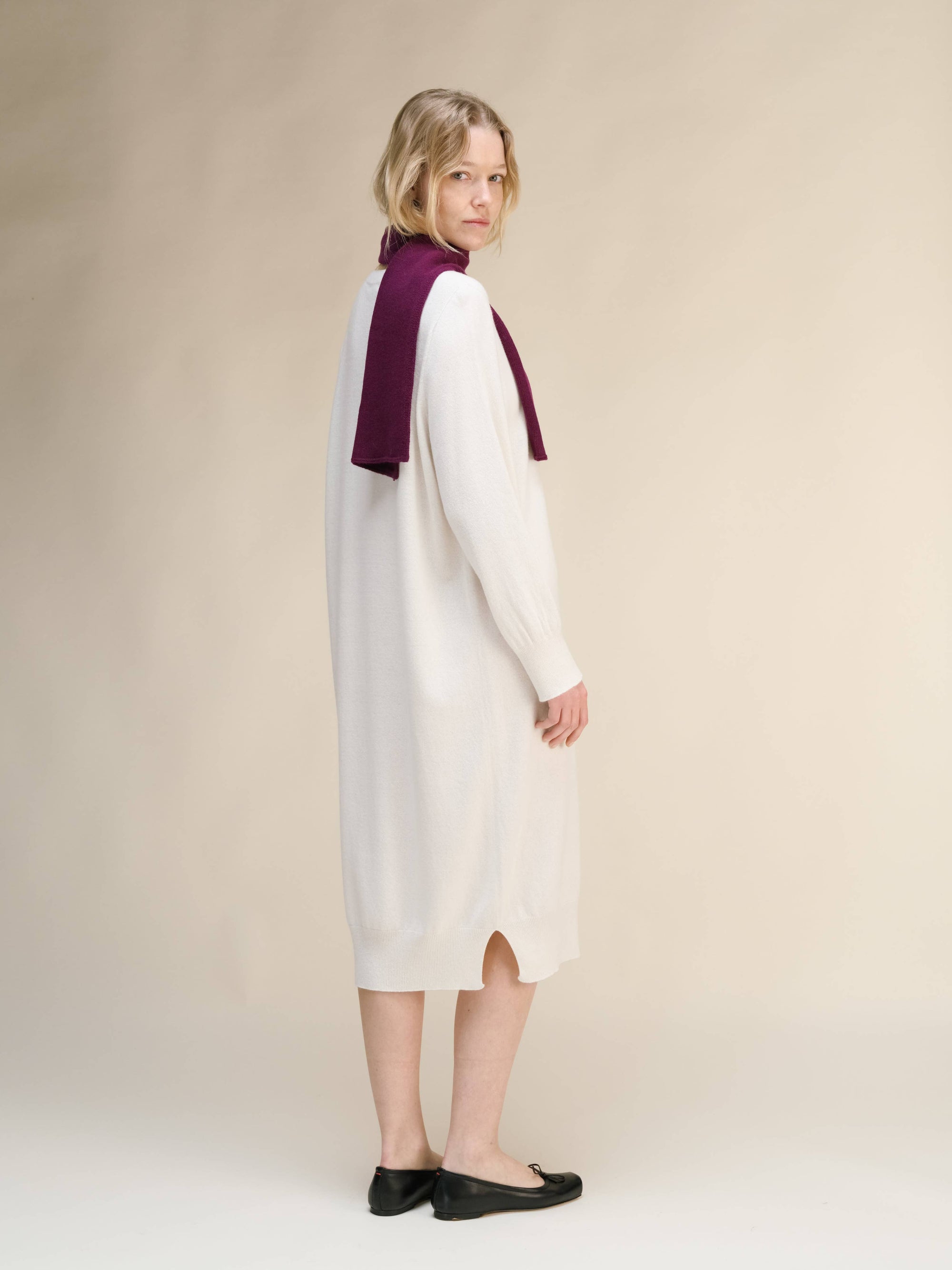 Cashmere Mix Jabot