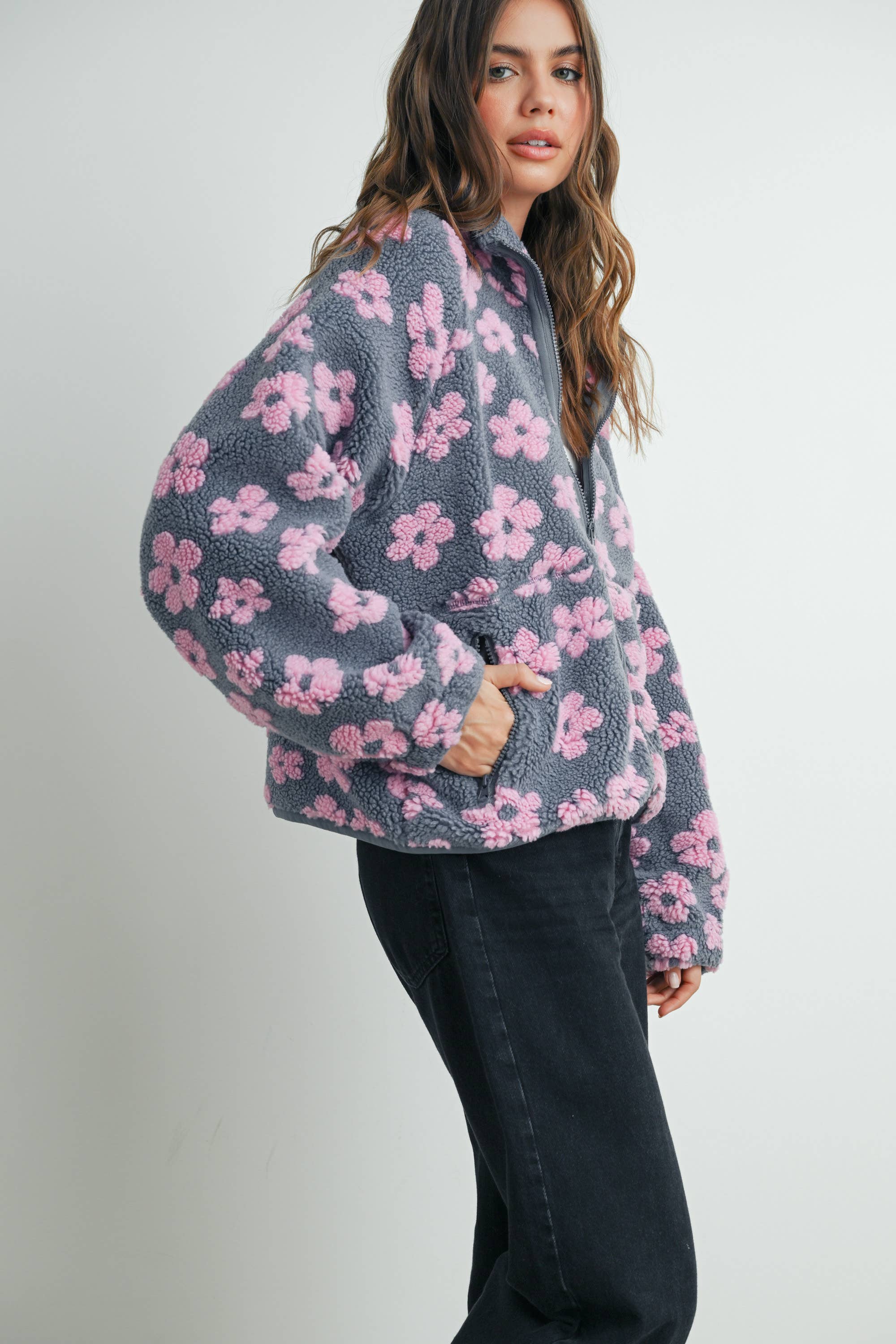 Daisy Fleece Sherpa Jacket