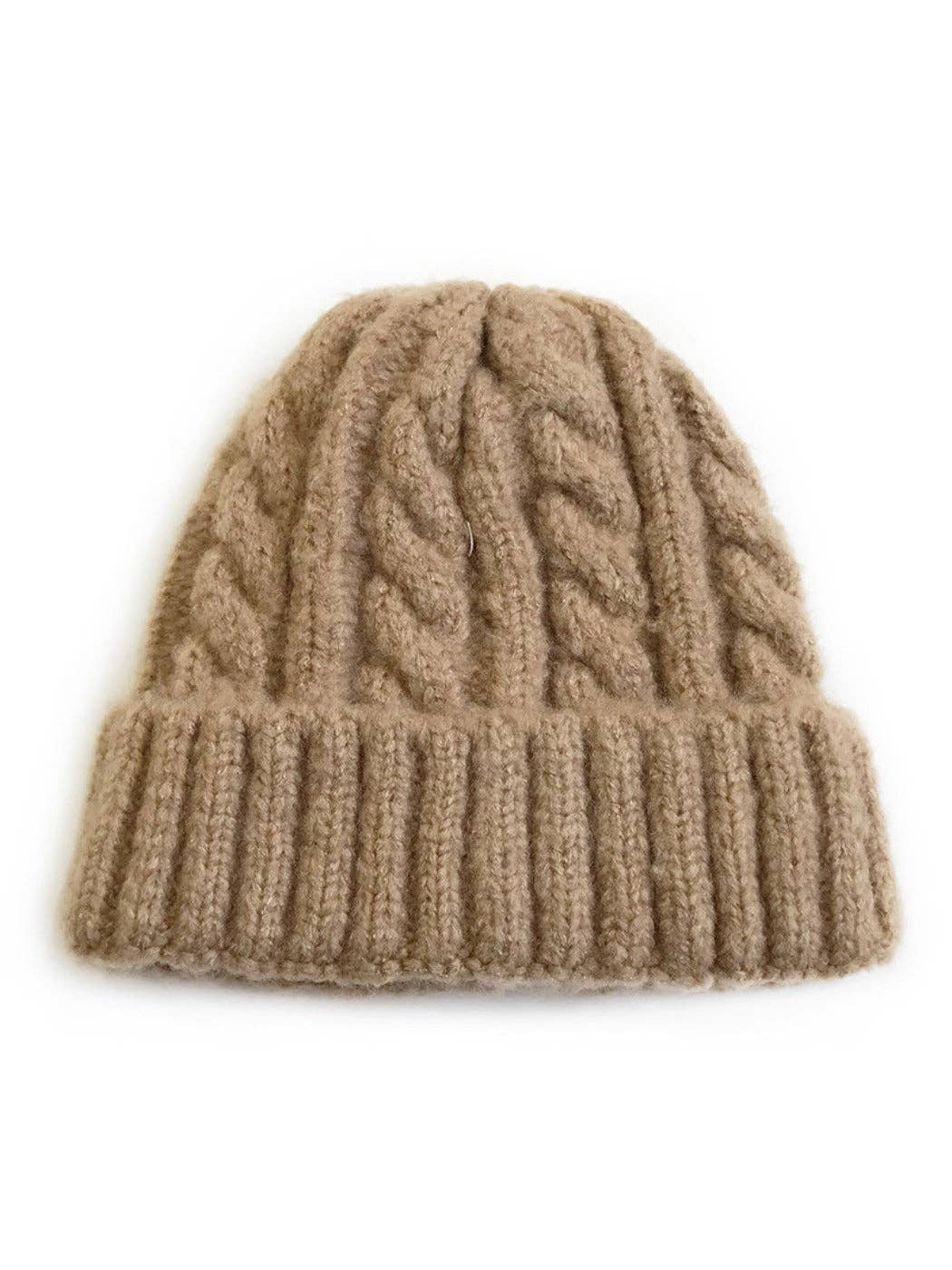 Classic Cable Knitted Beanie unisex