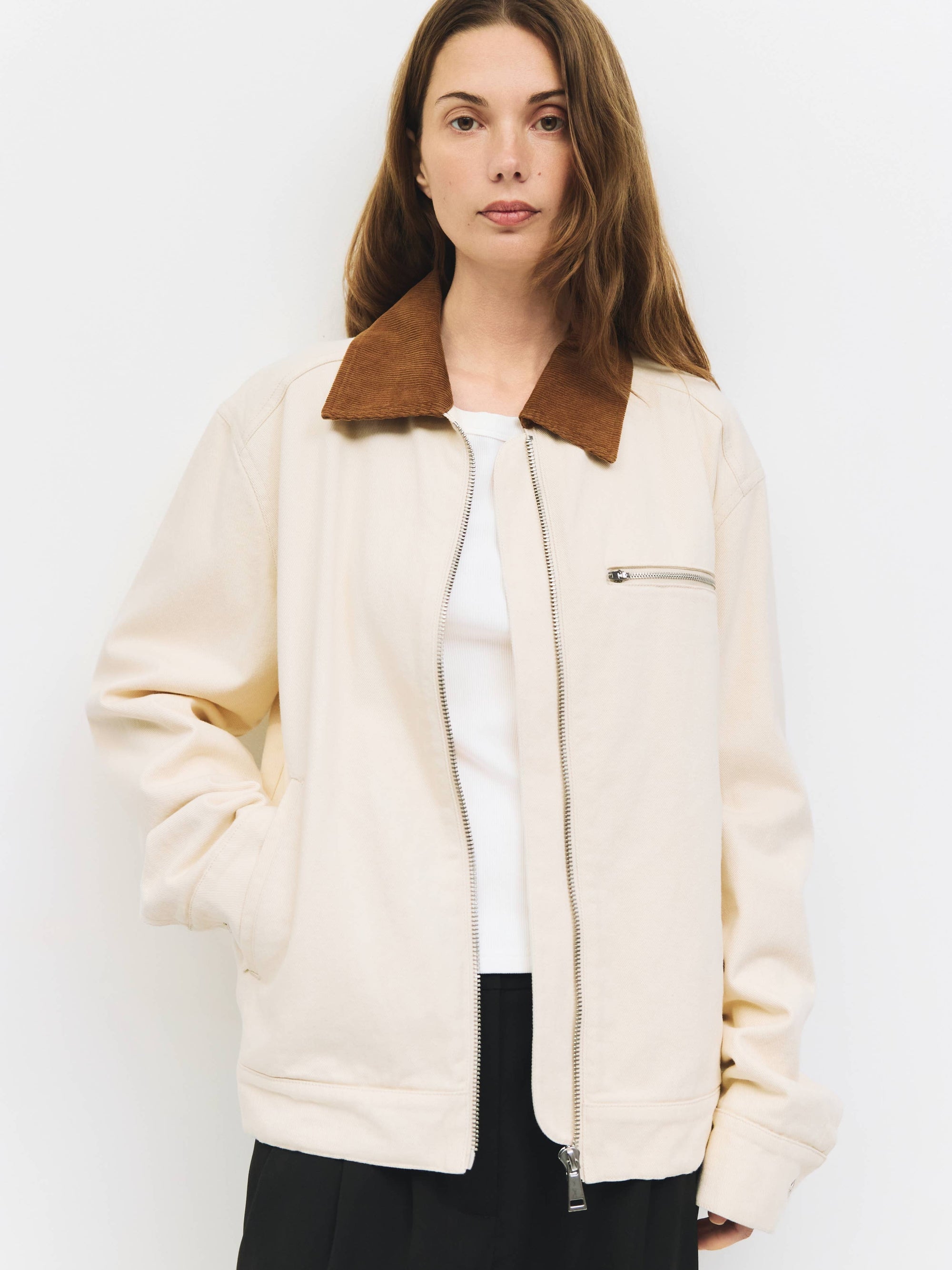 The Kline Jacket | Barn coat | Zip-Up Corduroy Utility Jacket