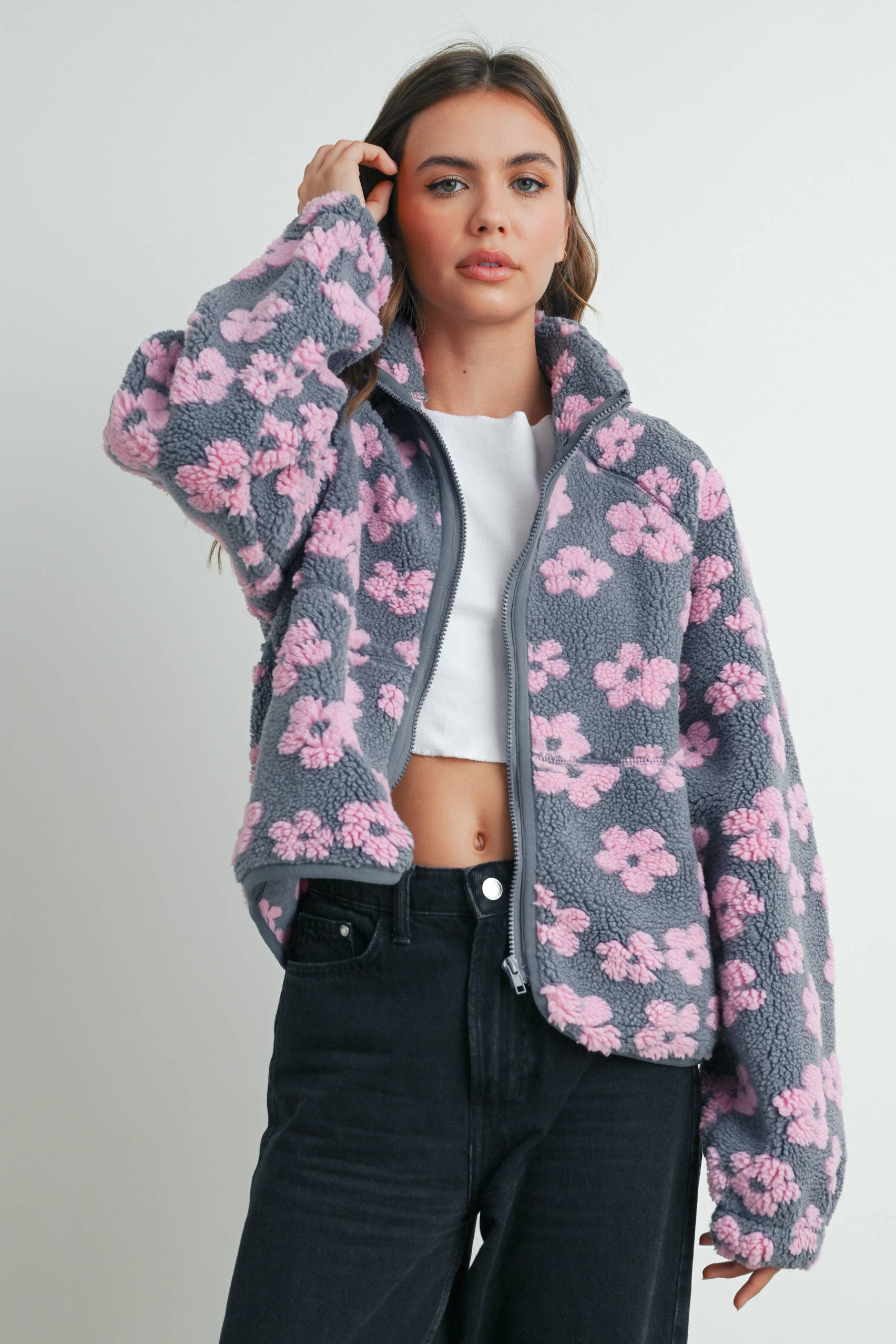 Daisy Fleece Sherpa Jacket