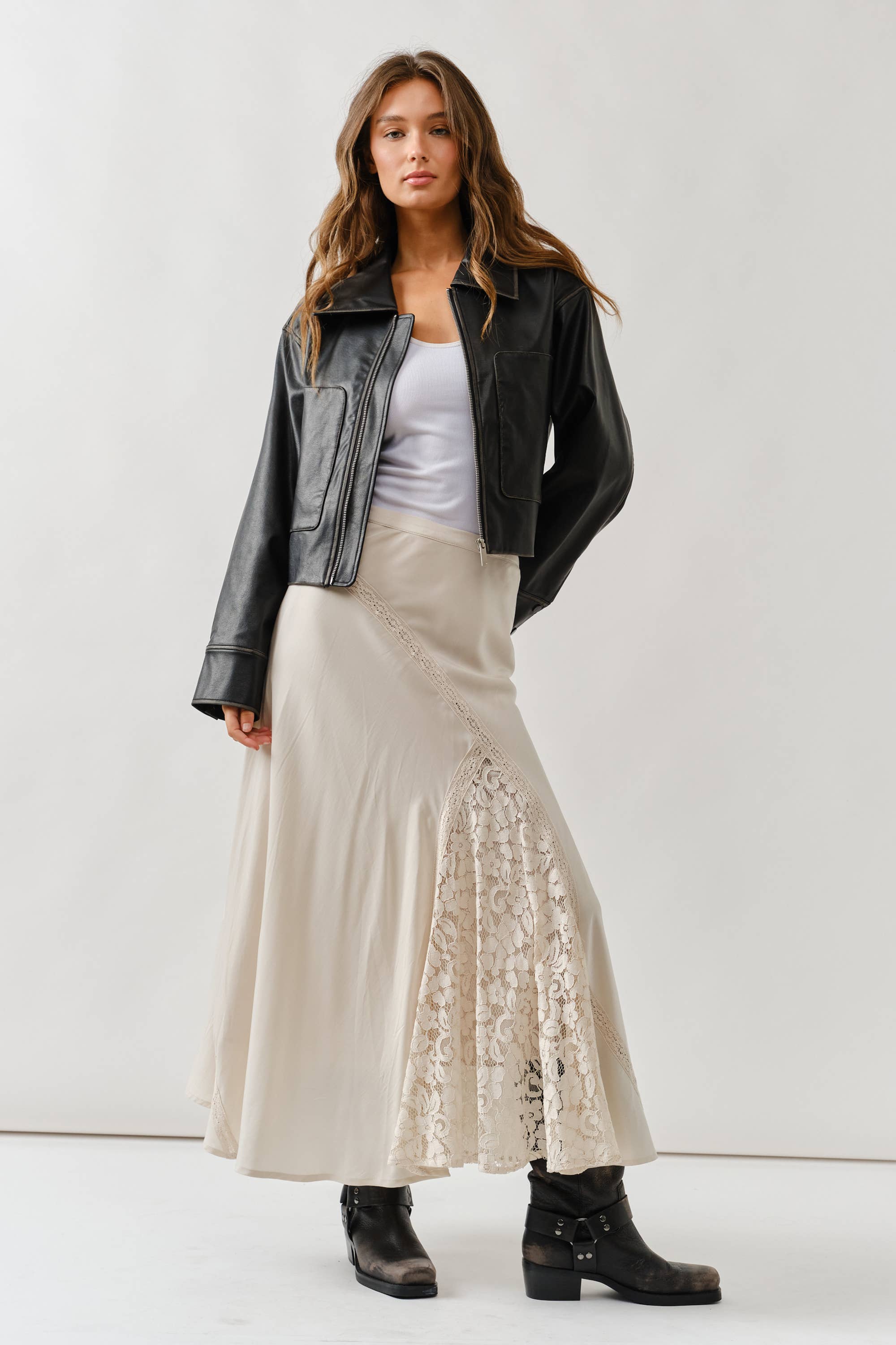 VINTAGE WASHED LEATHER JACKET