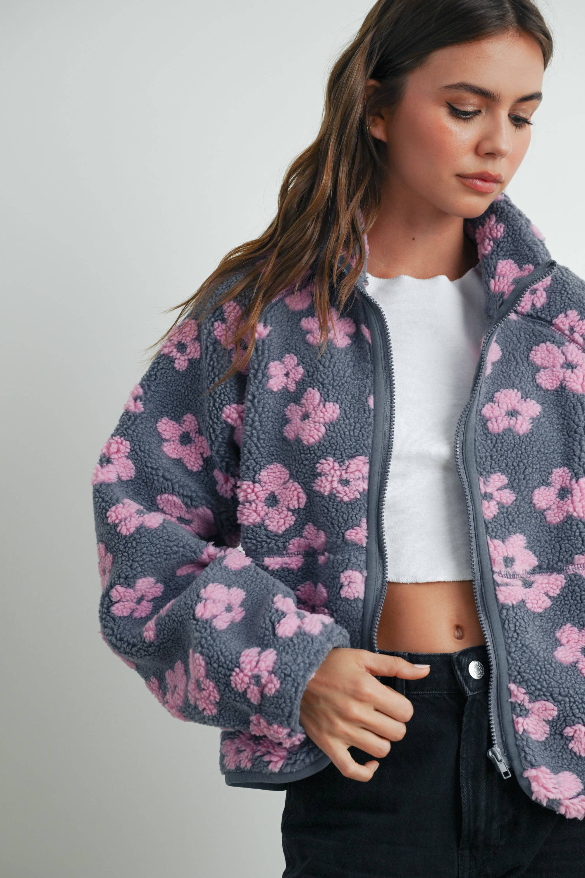 Daisy Fleece Sherpa Jacket
