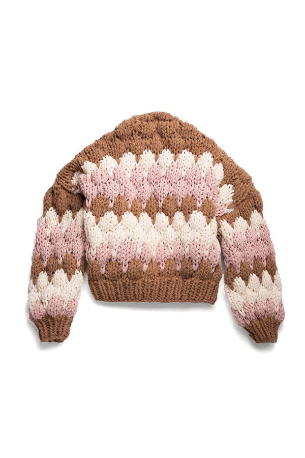 Chunky Knit Cardigan Cropped