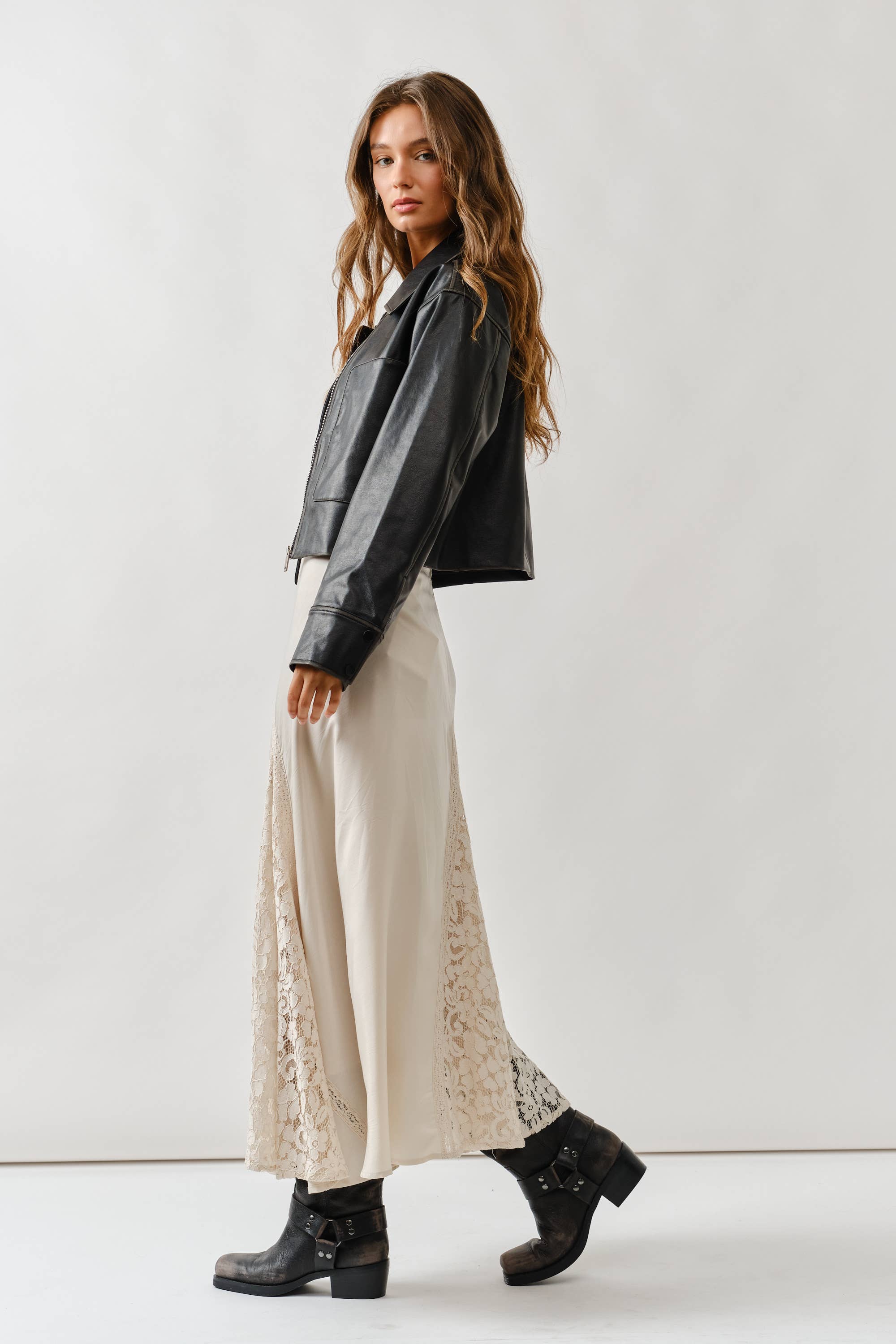 VINTAGE WASHED LEATHER JACKET