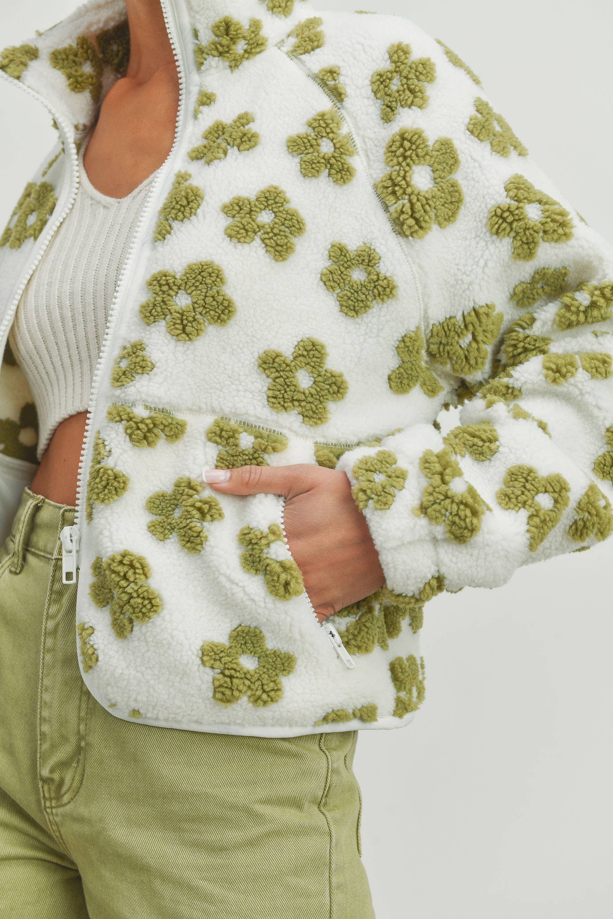 Daisy Fleece Sherpa Jacket