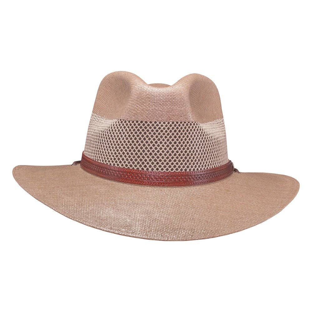Florence - Mens Wide Brim Straw Sun Hat
