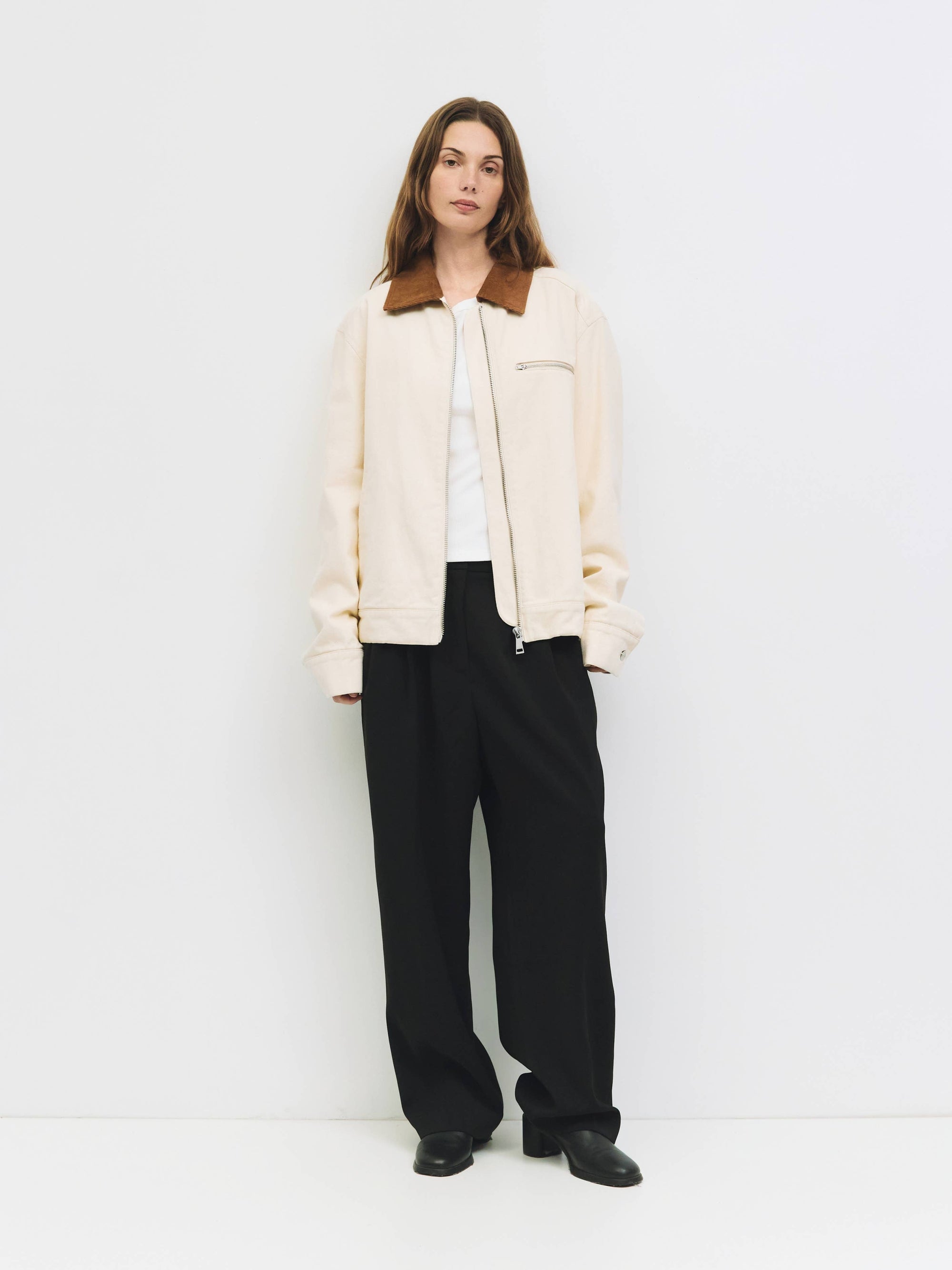 The Kline Jacket | Barn coat | Zip-Up Corduroy Utility Jacket