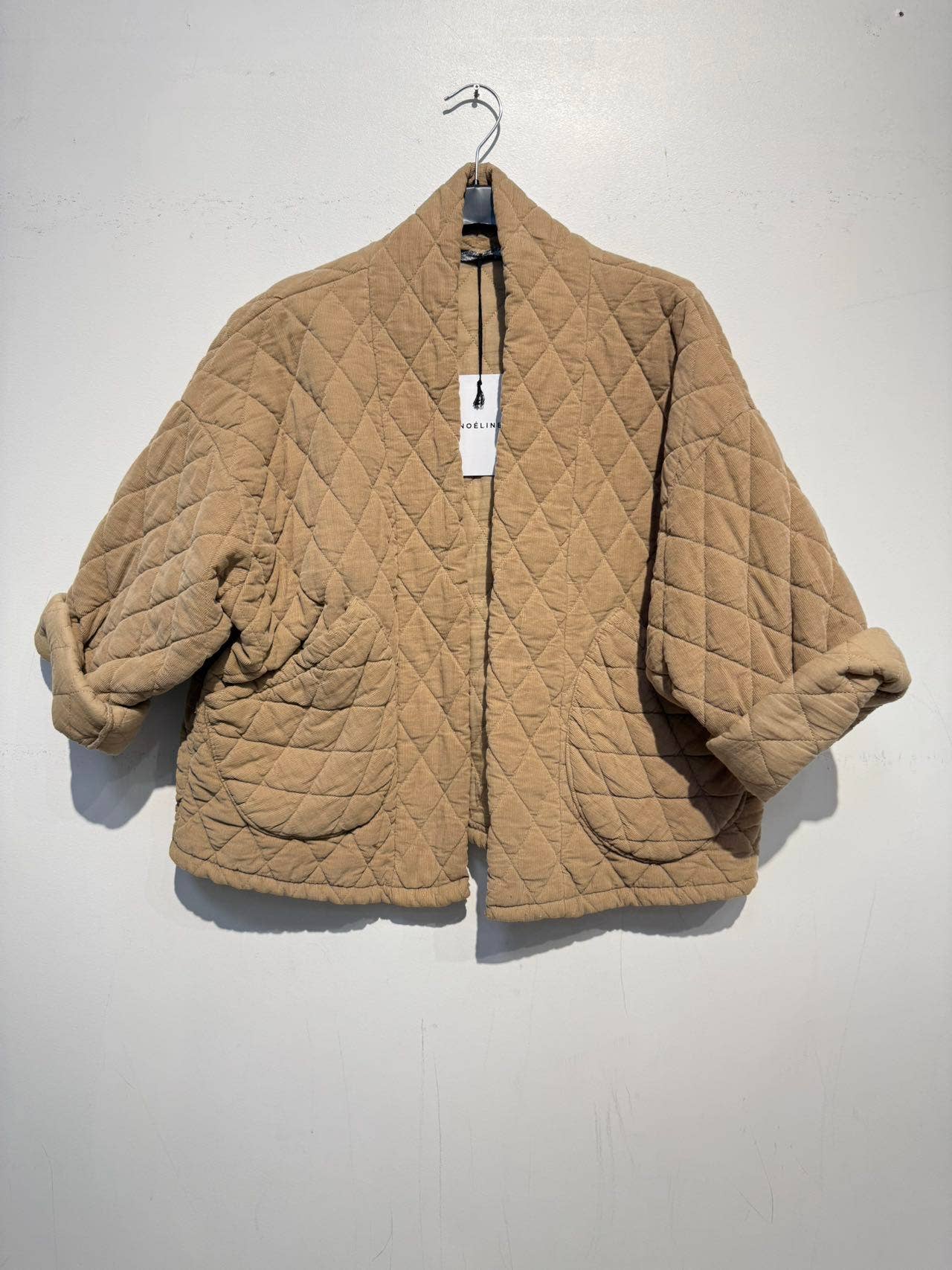 velvet quilted jacket