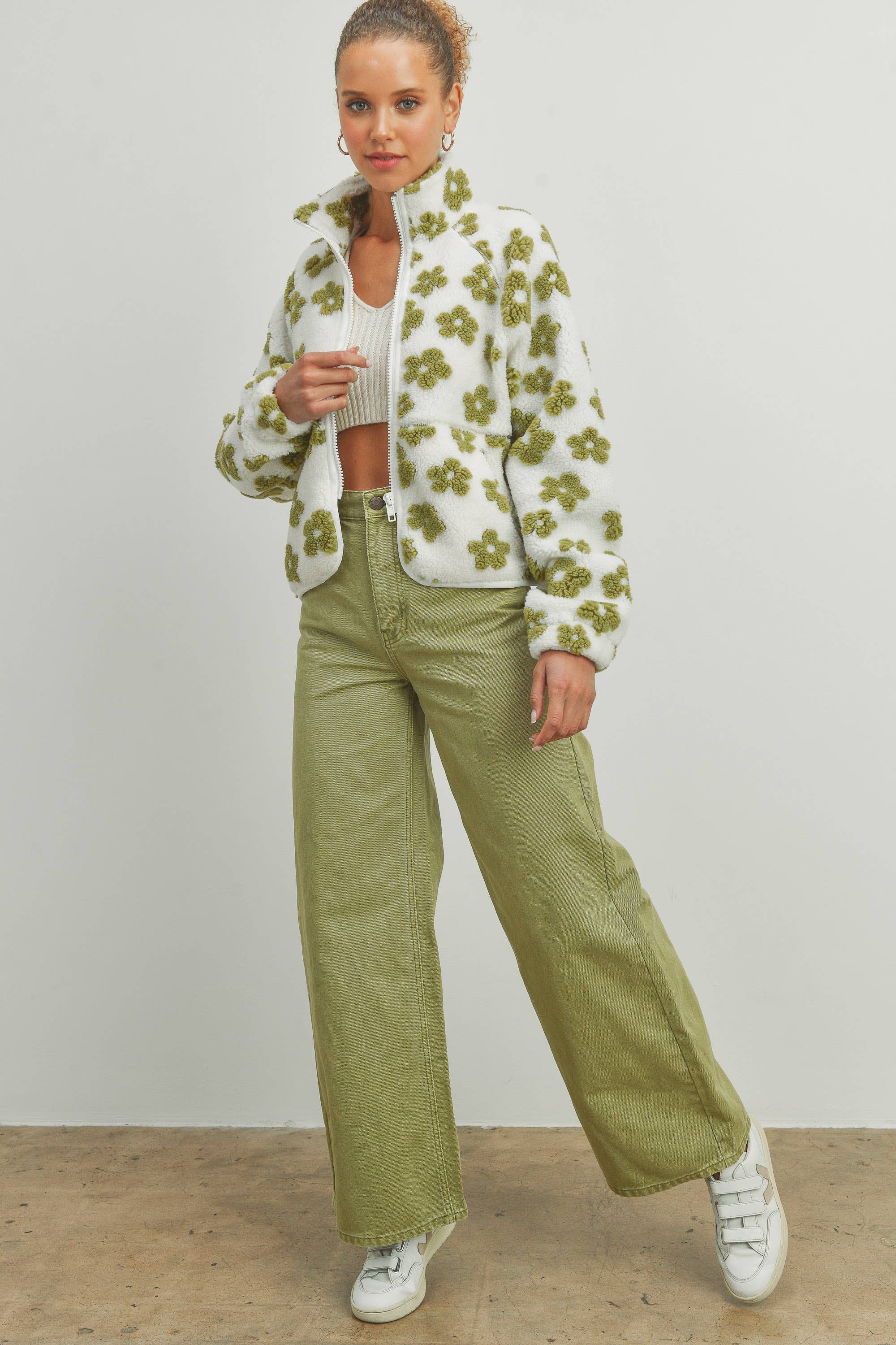 Daisy Fleece Sherpa Jacket