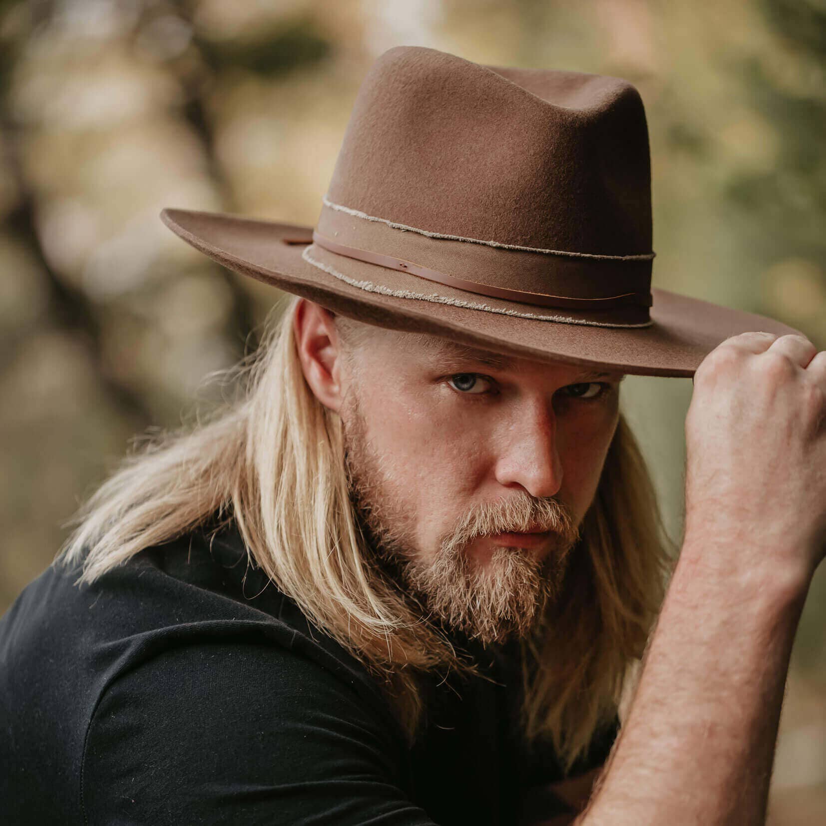 Men's Jawa Wide Brim Felt Fedora