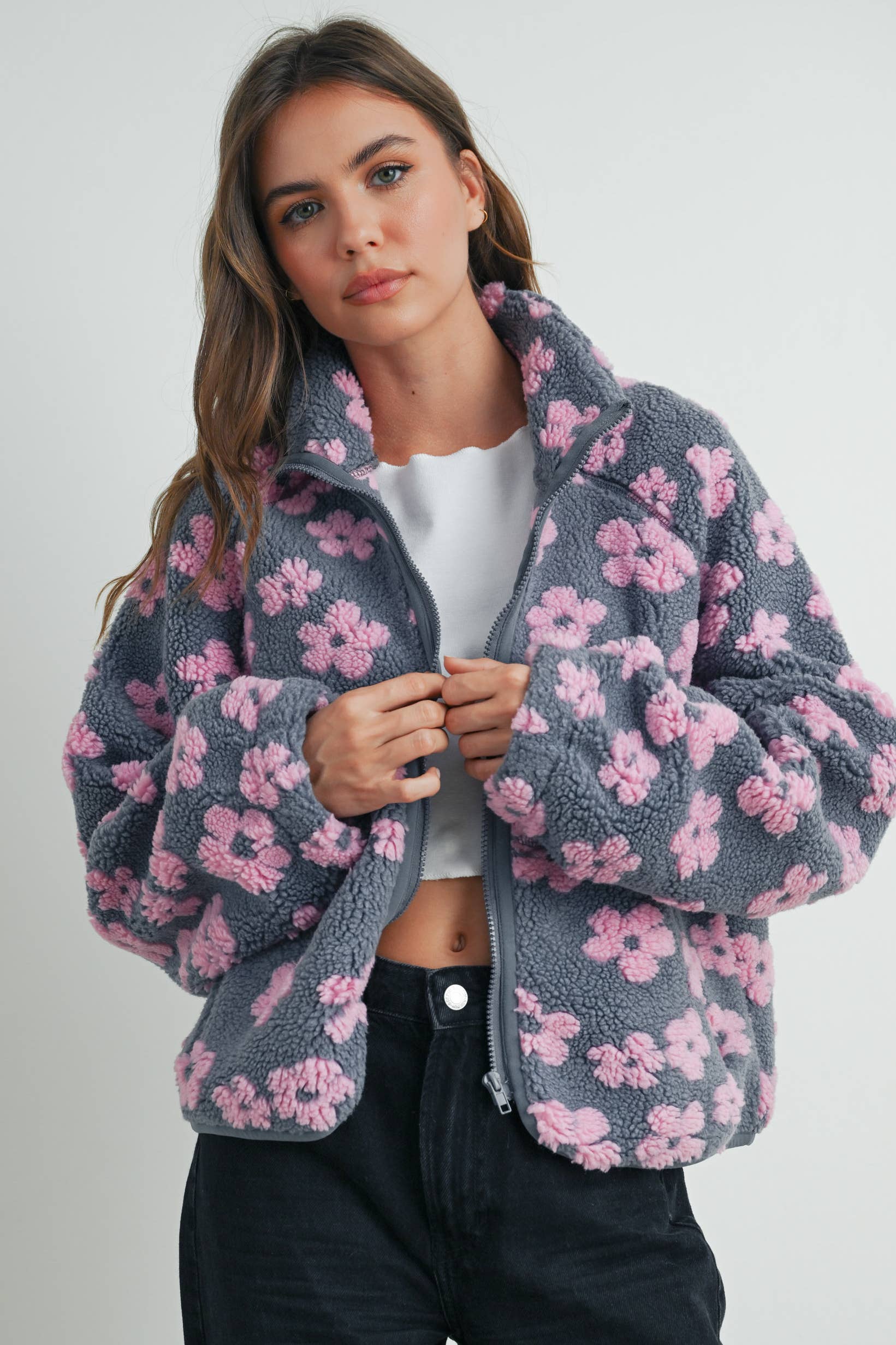Daisy Fleece Sherpa Jacket