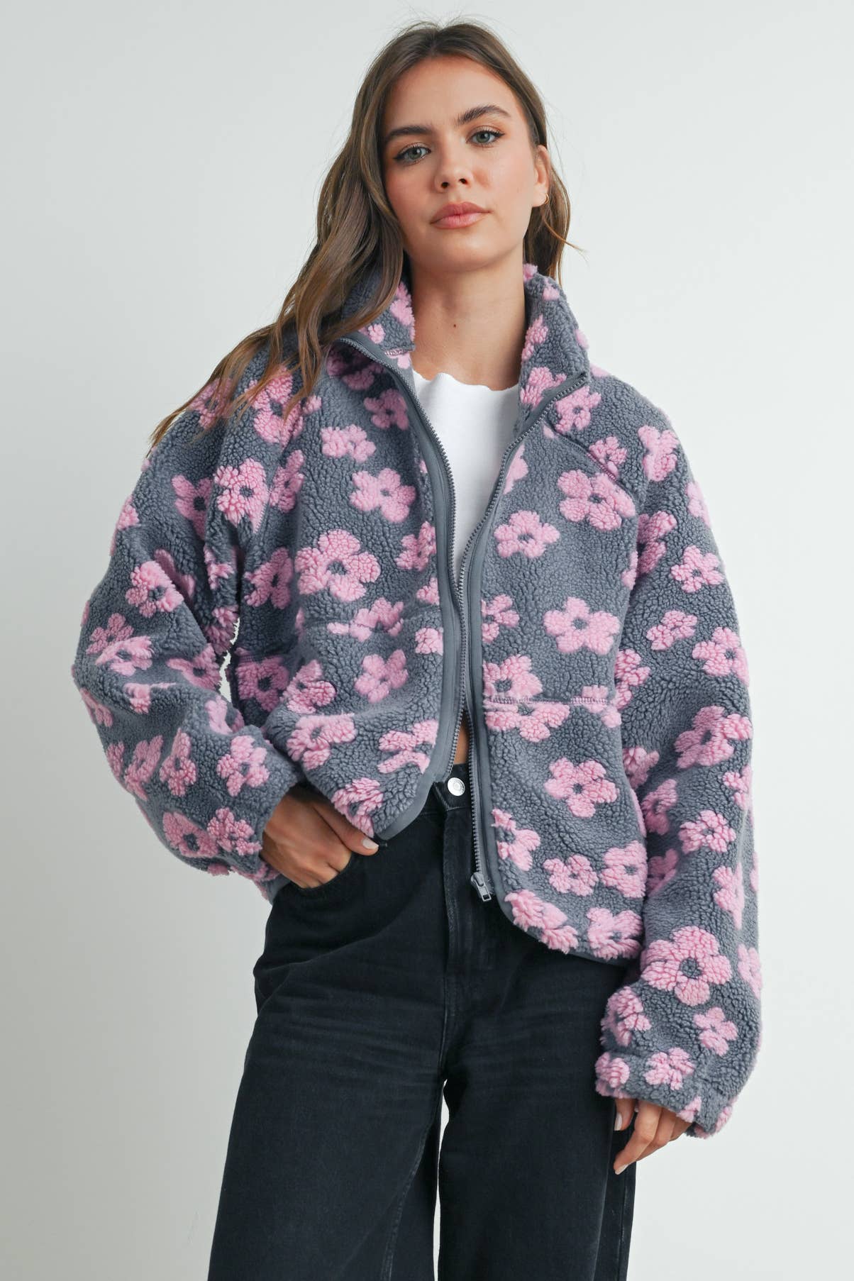Daisy Fleece Sherpa Jacket