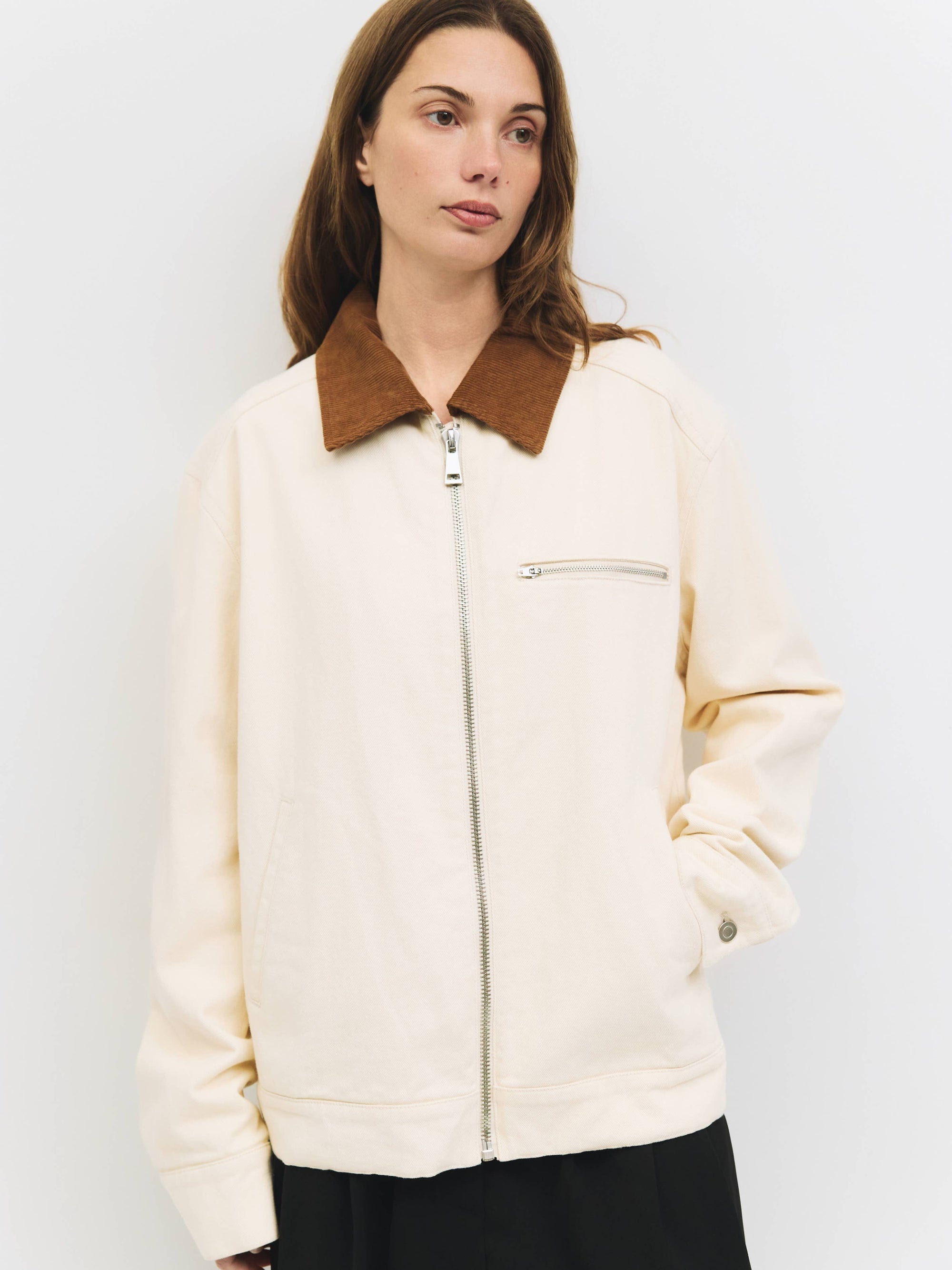 The Kline Jacket | Barn coat | Zip-Up Corduroy Utility Jacket