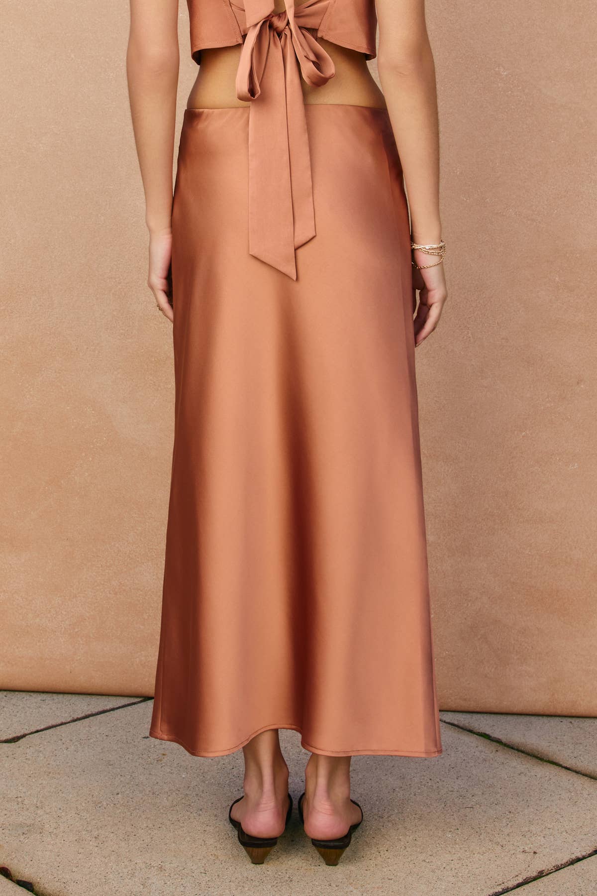 Satin Maxi Skirt