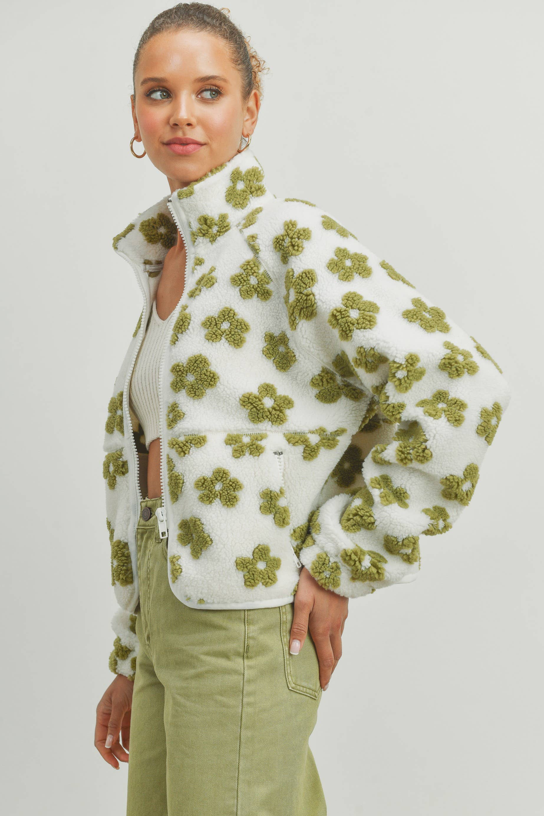 Daisy Fleece Sherpa Jacket