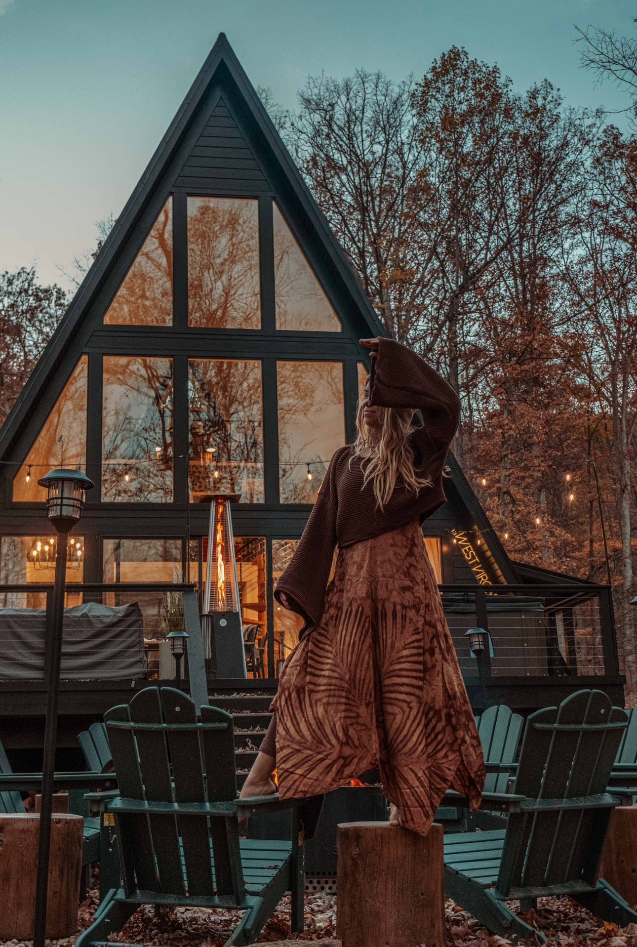 Bell Sleeve Boho Crop Sweater