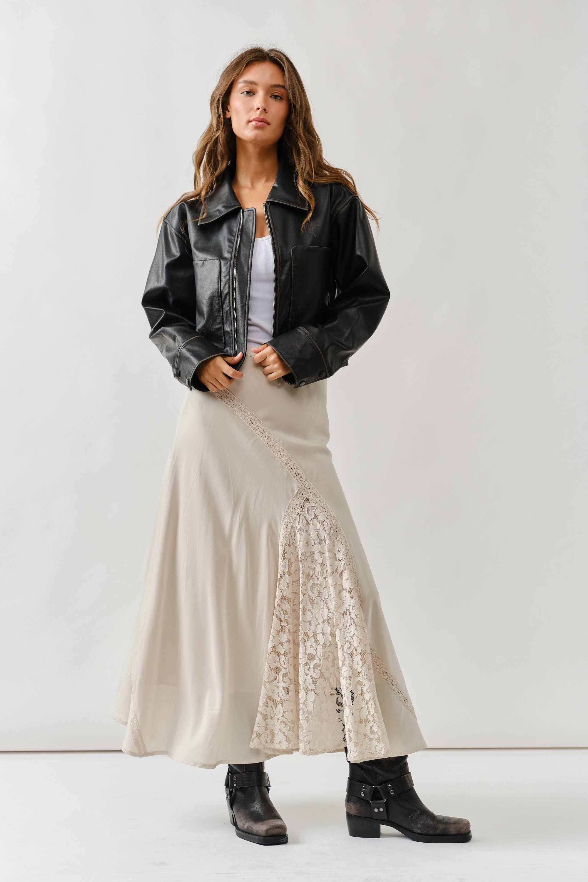 VINTAGE WASHED LEATHER JACKET