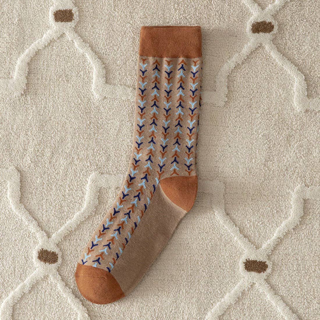Rufia - Vintage Pattern Women&#39;s Socks for Fall &amp; Winter