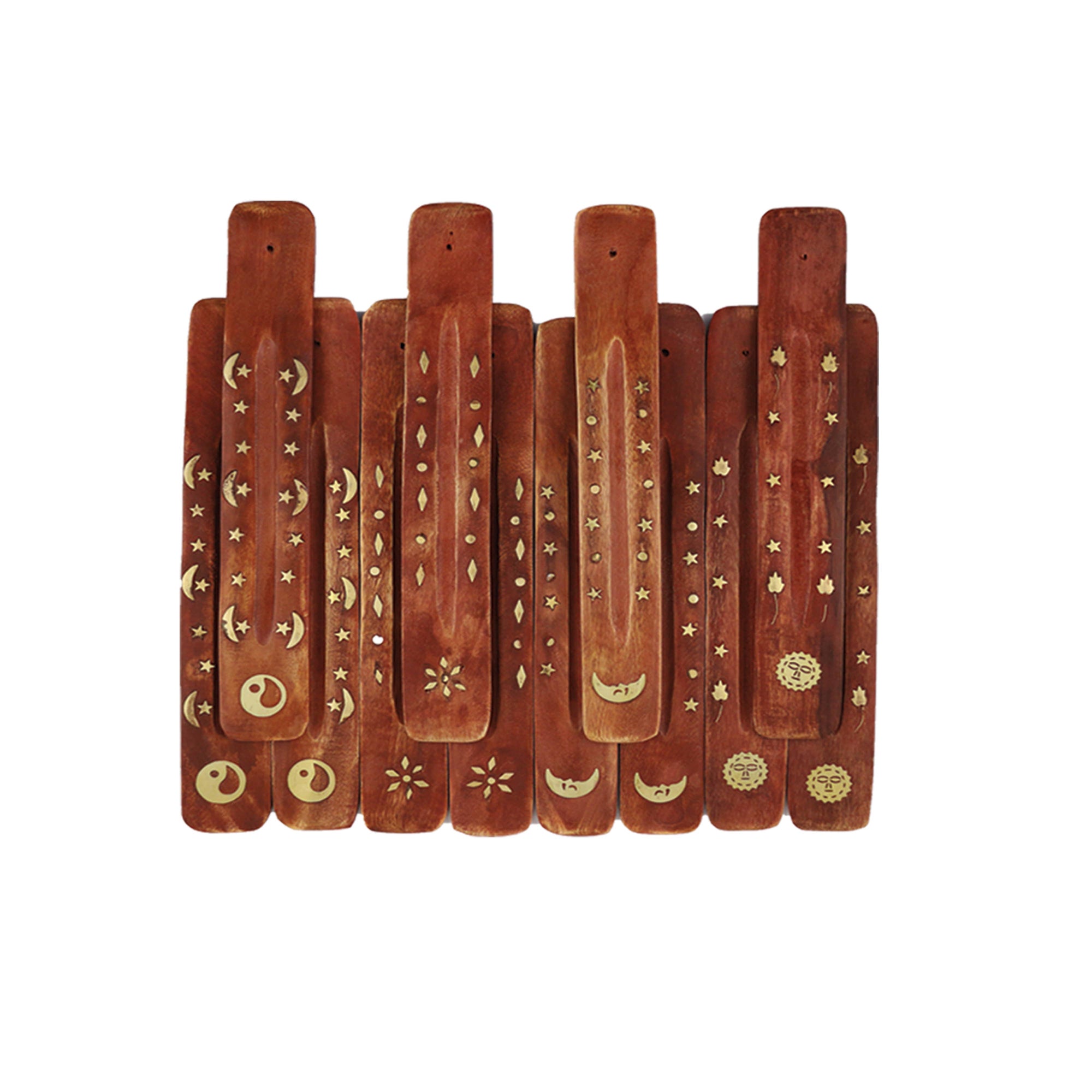 Wooden Incense Ash Catchers - Assorted