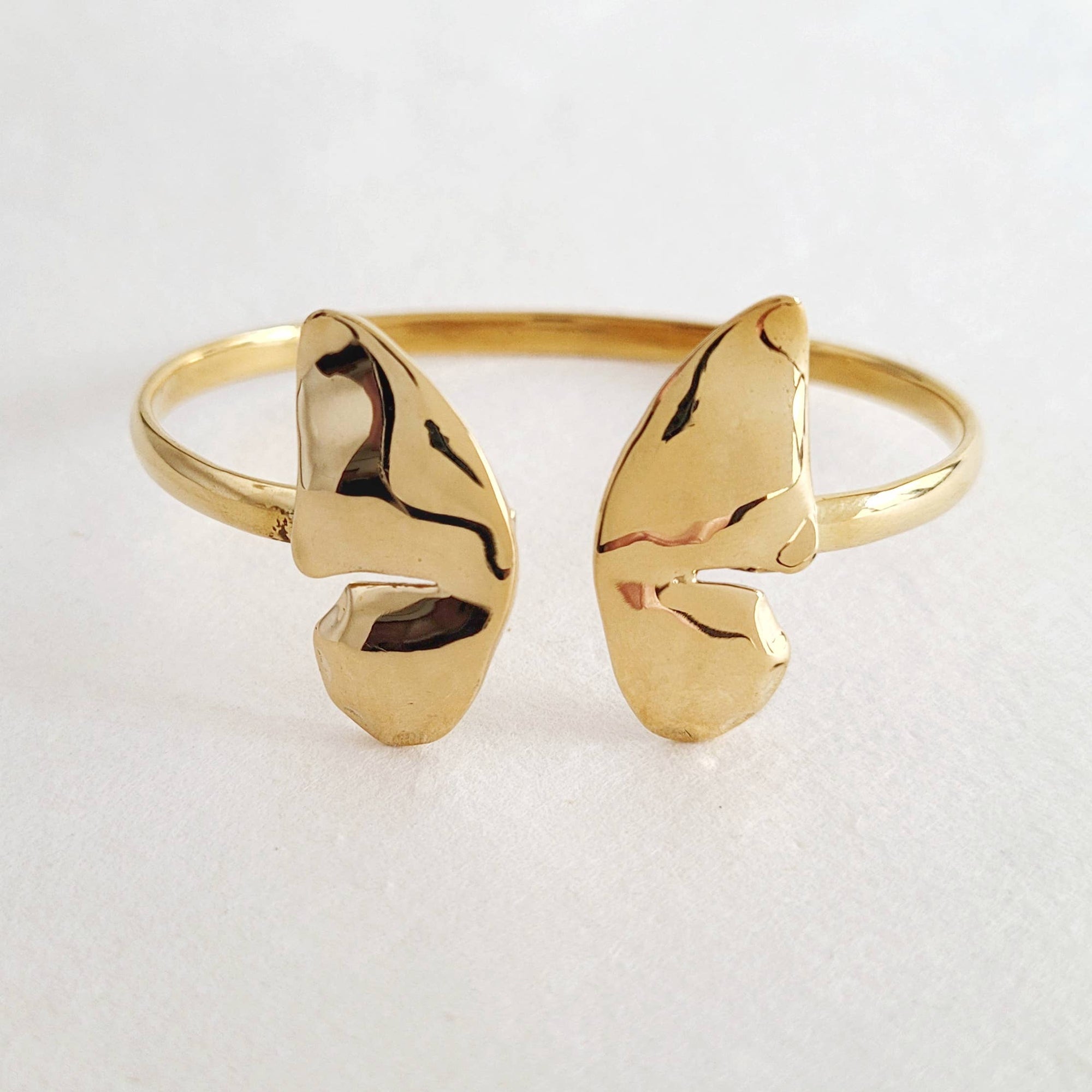 Brass ring  adjustable butterfly Ring