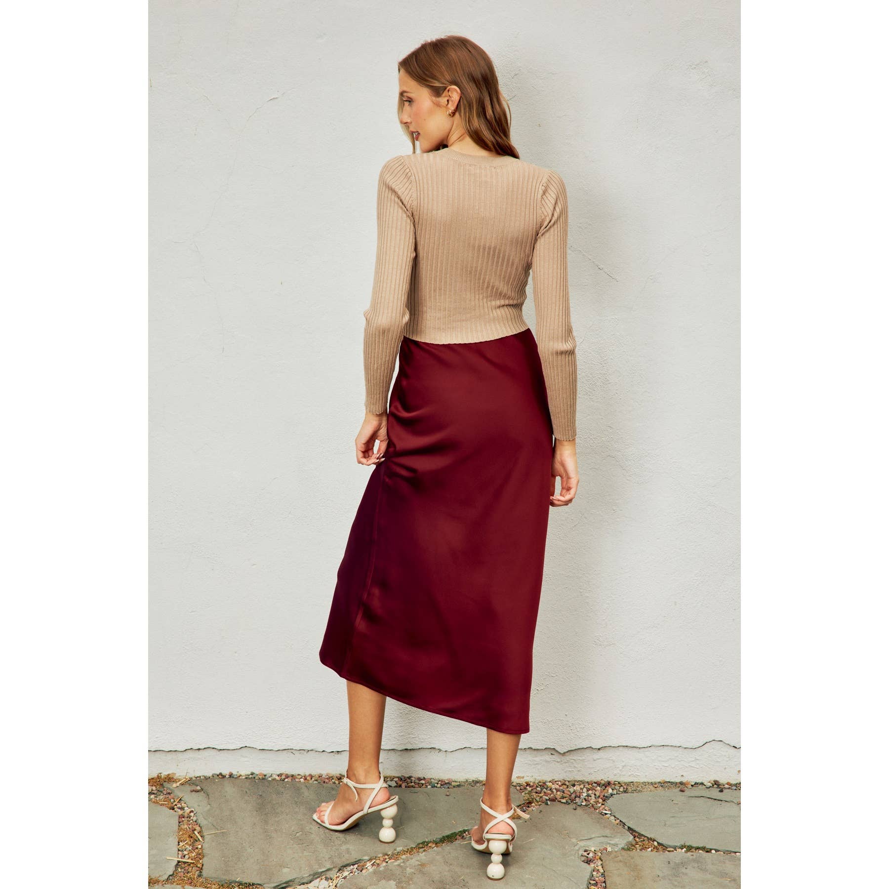 Satin Maxi Skirt