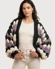 Chunky Knit Cardigan Cropped