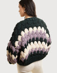 Chunky Knit Cardigan Cropped