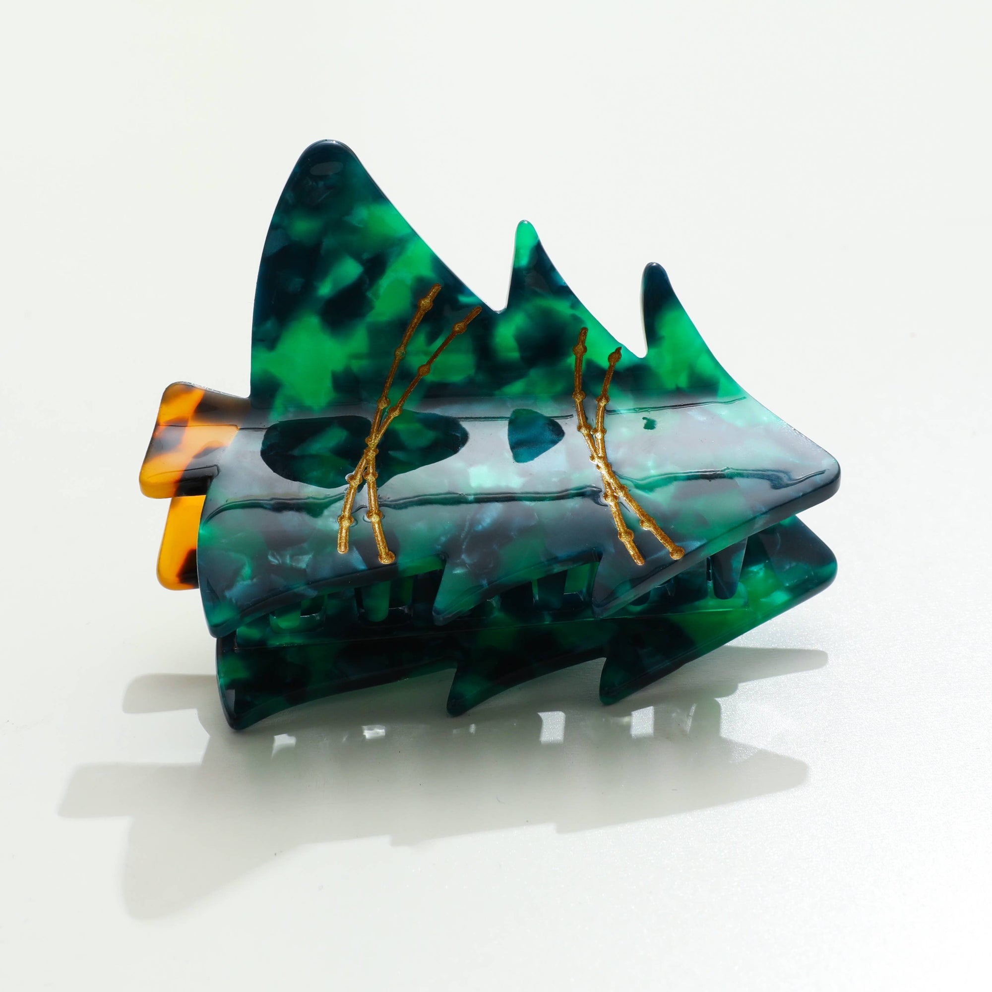 Festive Christmas Tree | Holiday Claw Clip