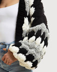 Chunky Knit Cardigan Cropped